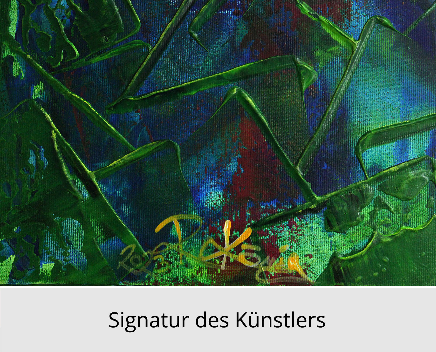 Mehrteilige Acrylbilder: Summervibes I, R. König, Originalgemälde (Unikat)