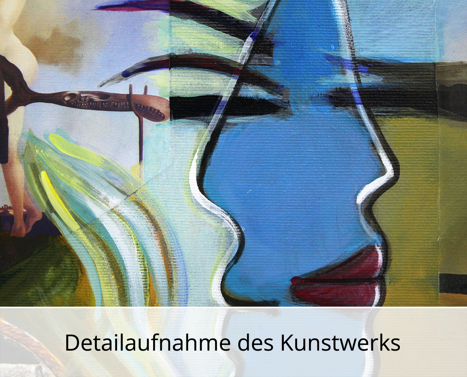 K. Namazi: "Abstract Dreaming II", moderne Originalkunst (Unikat) (A)