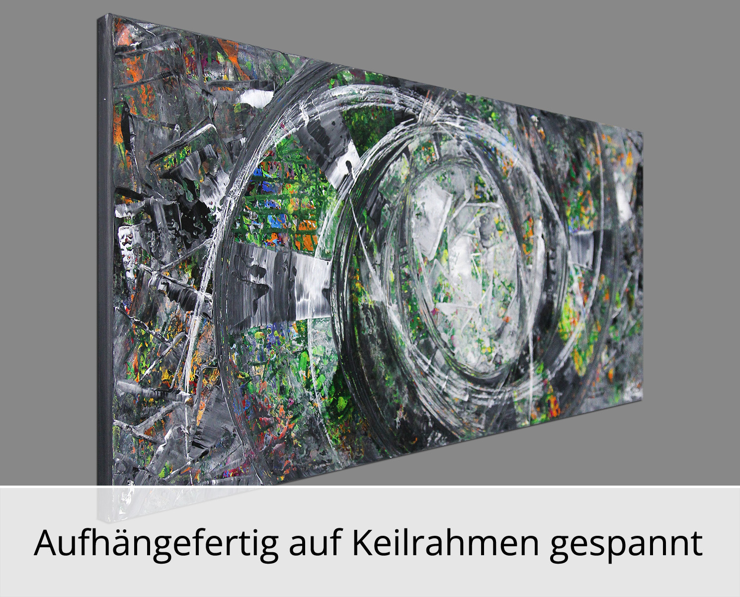 R. König: "Timeless Structure I", abstraktes Originalgemälde (Unikat)