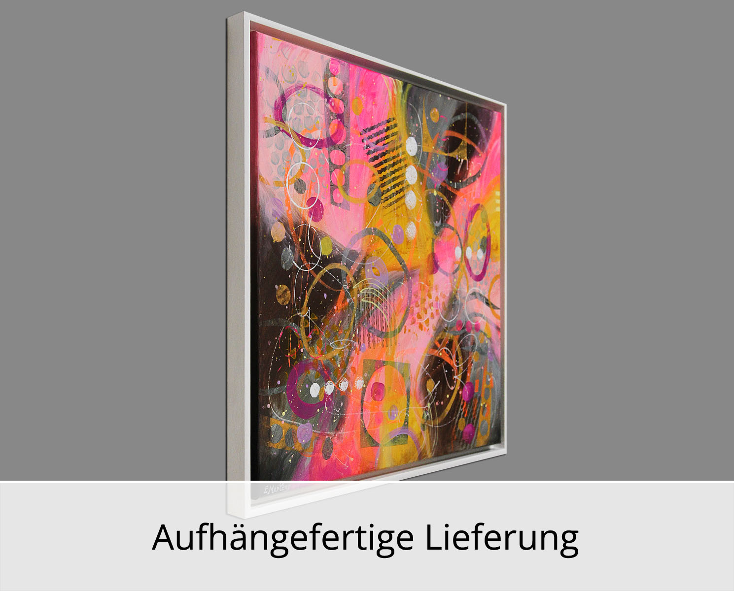 Abstrakte Malerei von Ewa Martens: "Suche nach dem Glück VI", Original/Unikat