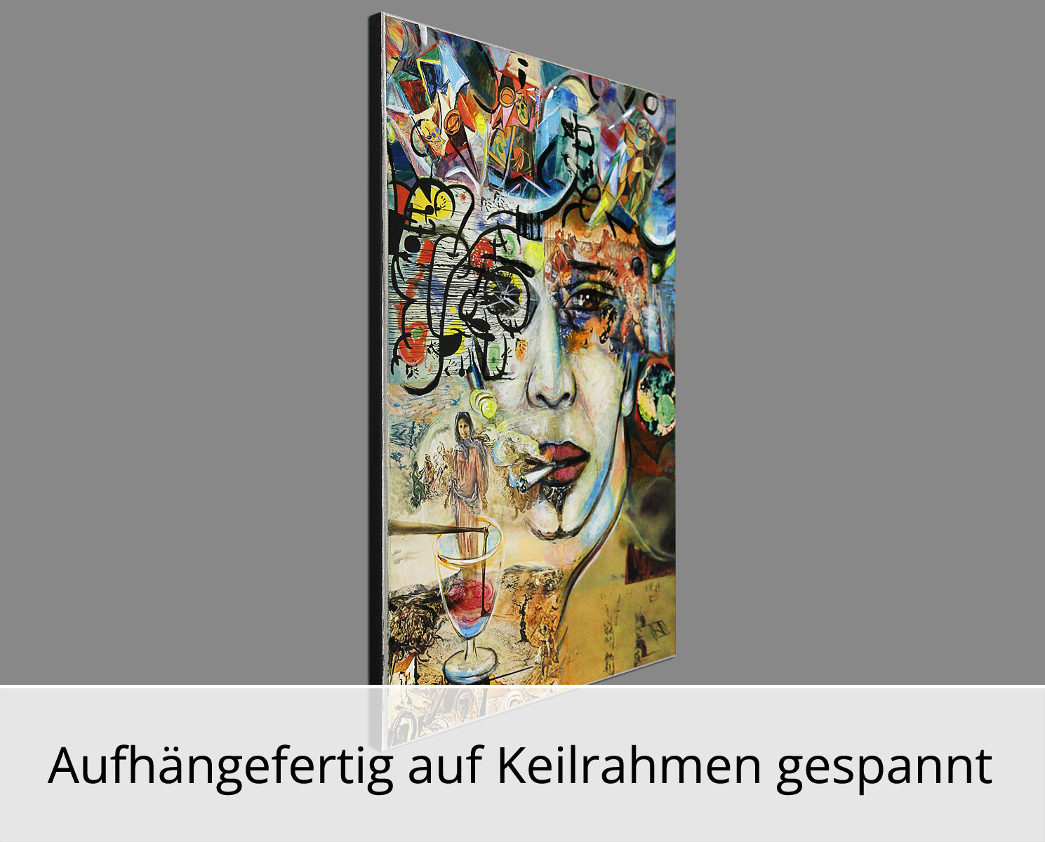 Moderne Kunst: The World in my Head II, K. Namazi, Original/Unikat