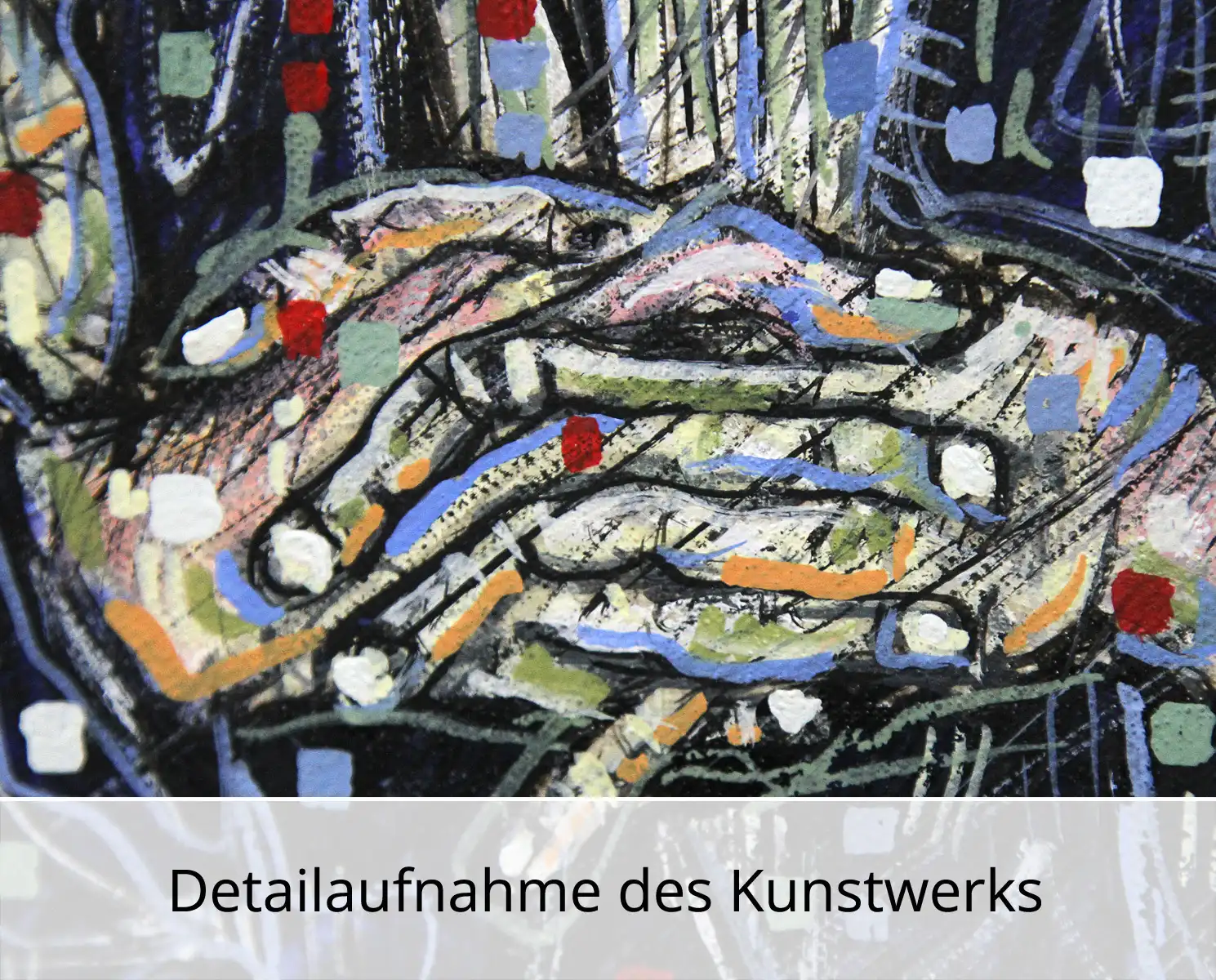 C. Blechschmidt: "Ausflug im Regen", Original/Unikat, zeitgenössisches Ölgemälde