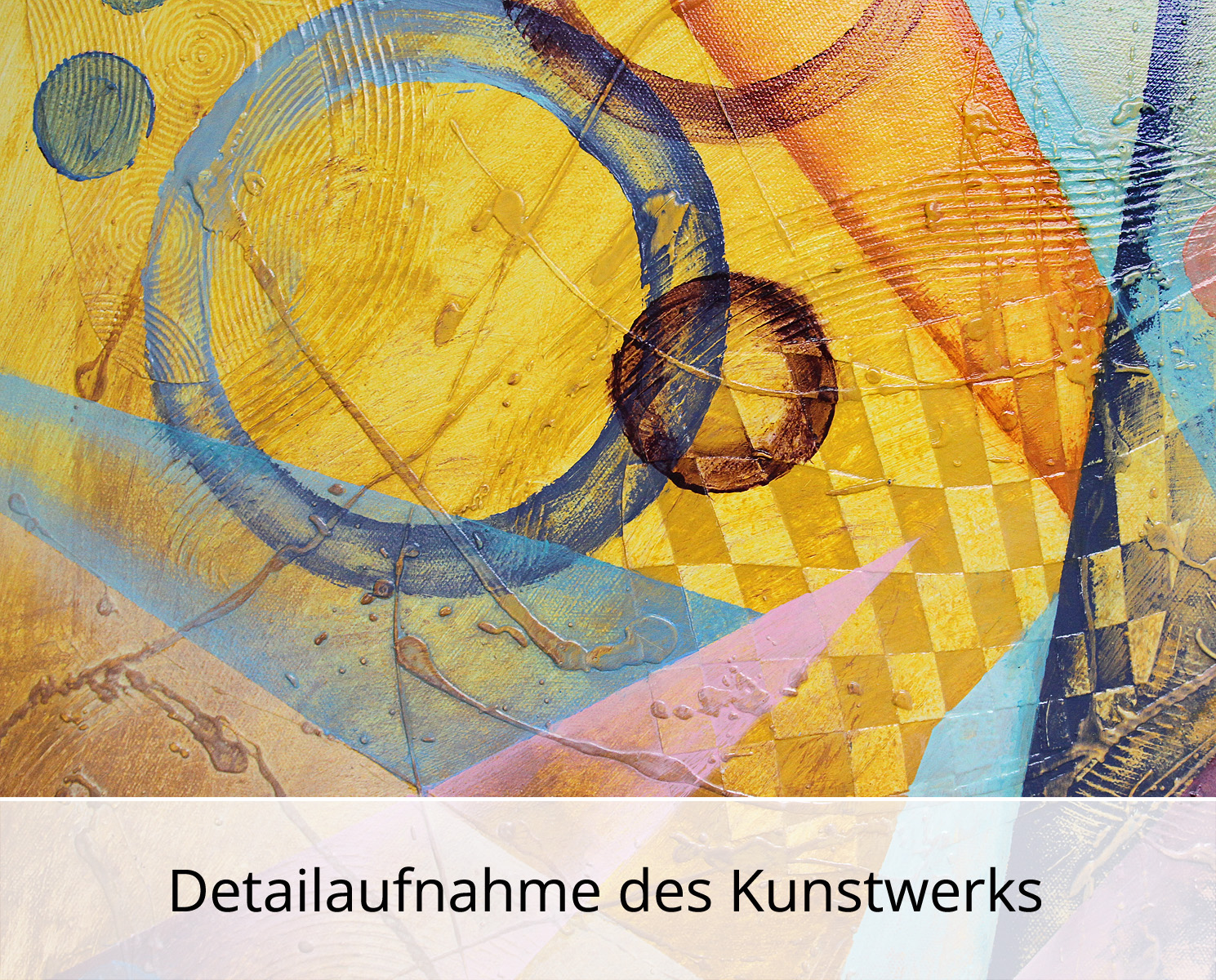 Abstrakte Malerei von Ewa Martens: Zeitfenster - Facetten der Traurigkeit, Original/Unikat