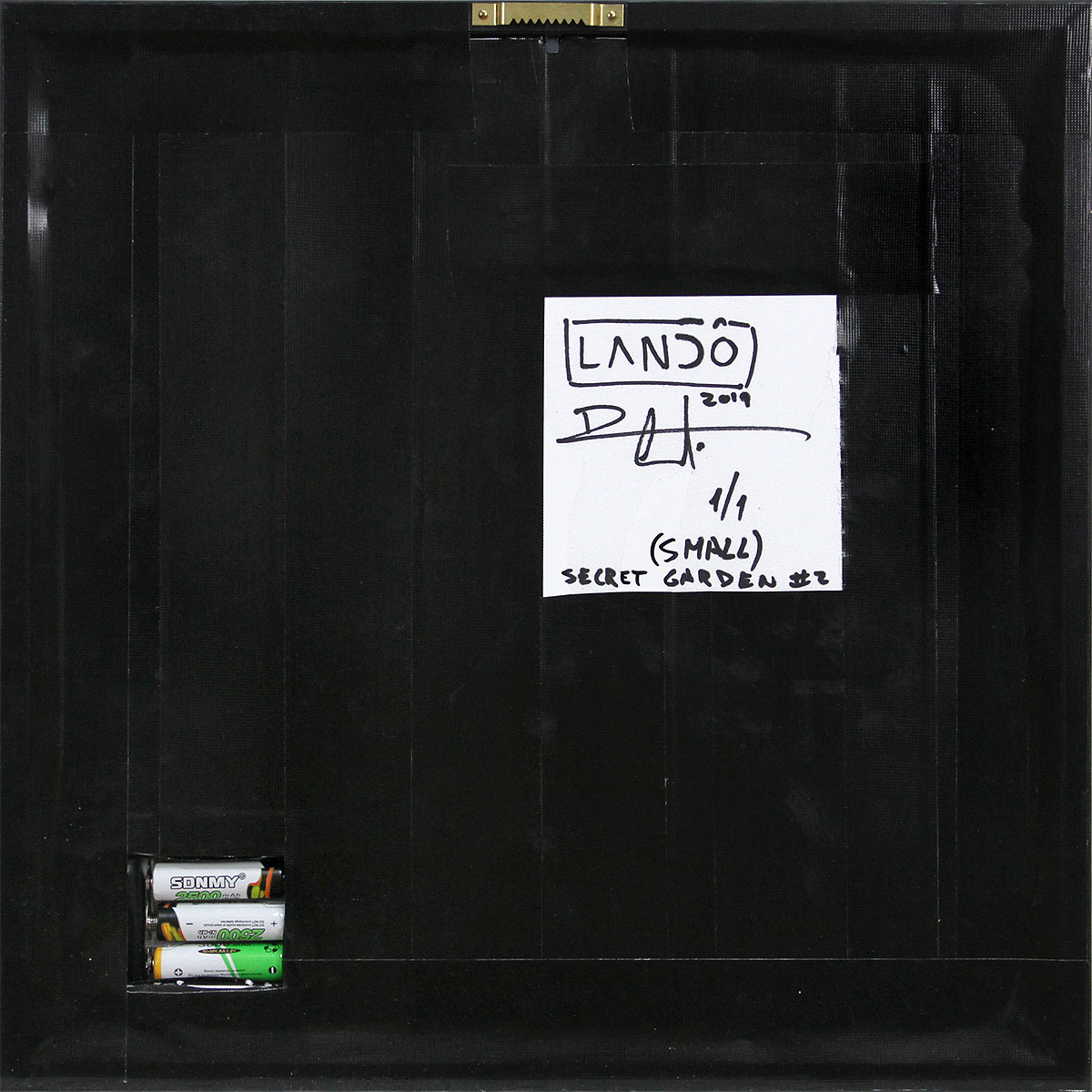 D. Landô: "Secret Garden #2", Unikat-Edition, digitale Kunst auf Lichtbox (A)