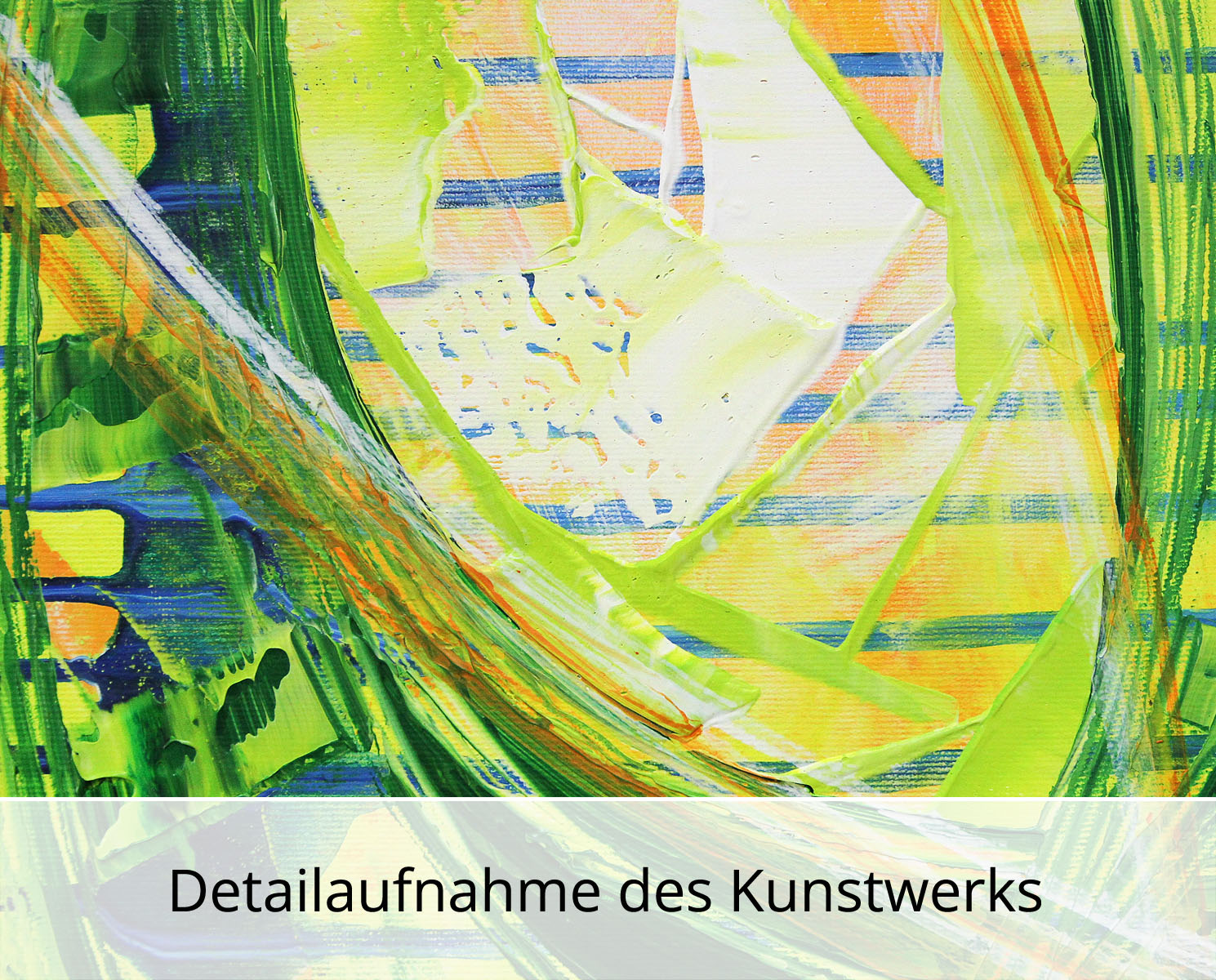 R. König: "Sommervision III", mehrteilige Acrylbilder, Originalgemälde (Unikat) (ri)