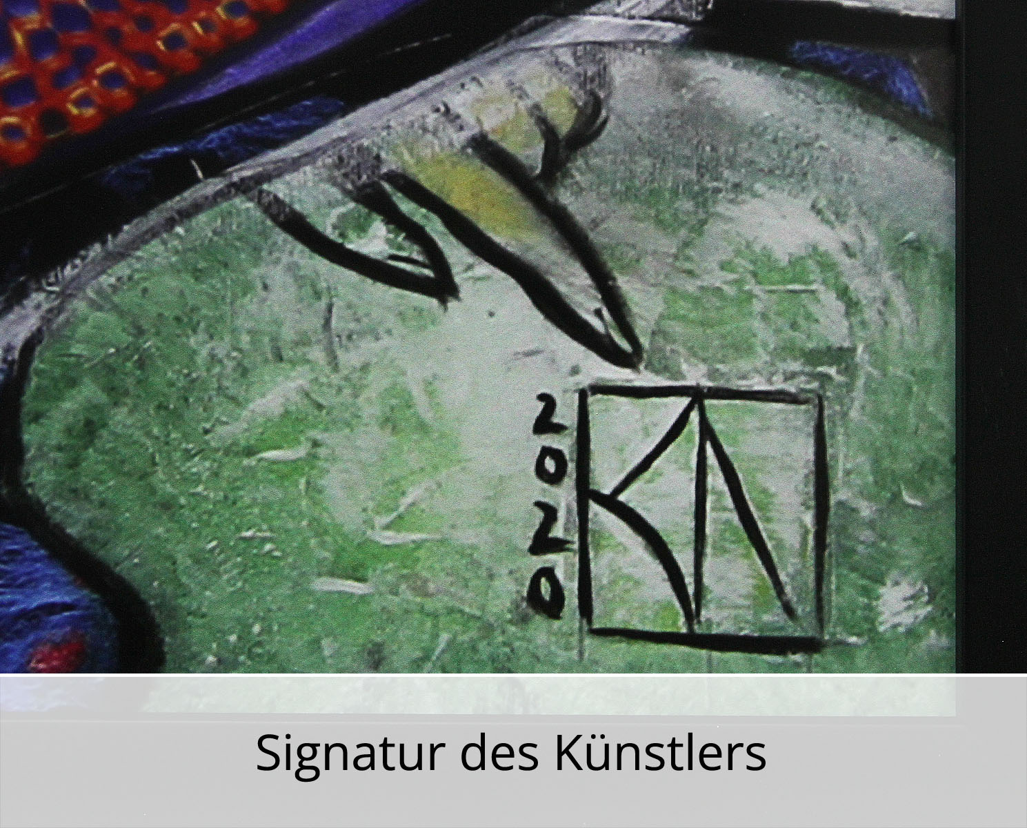 K. Namazi: "Genussabend 1/50", Edition auf Aludibond, signierter Kunstdruck