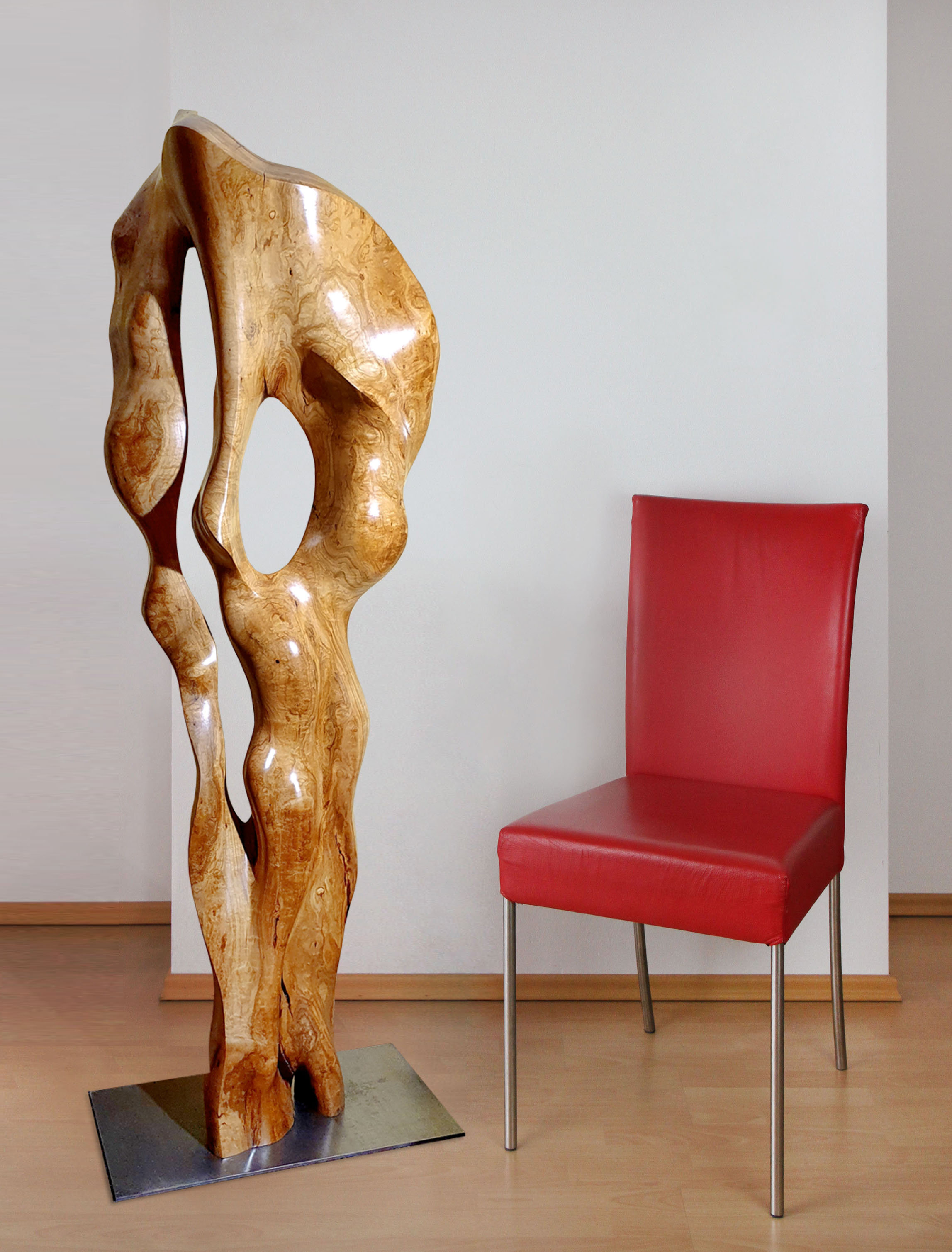 H.J. Gorenflo: "Resistance and Flow", moderne Skulptur, Original/Unikat