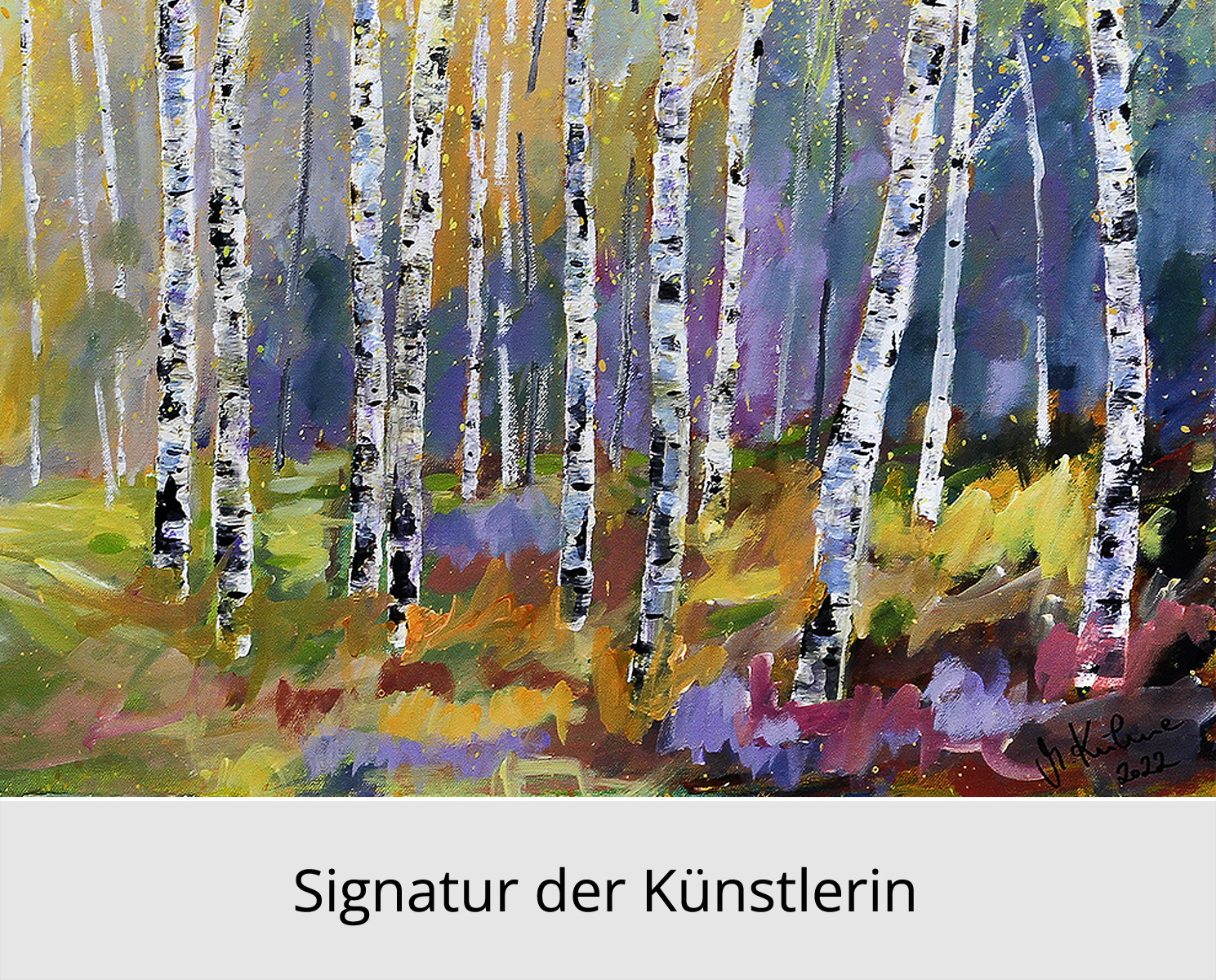 Limitierte Edition, Fineartprint, signiert, auf Papier M. Kühne: Herbstleuchten, Nr. 1/150