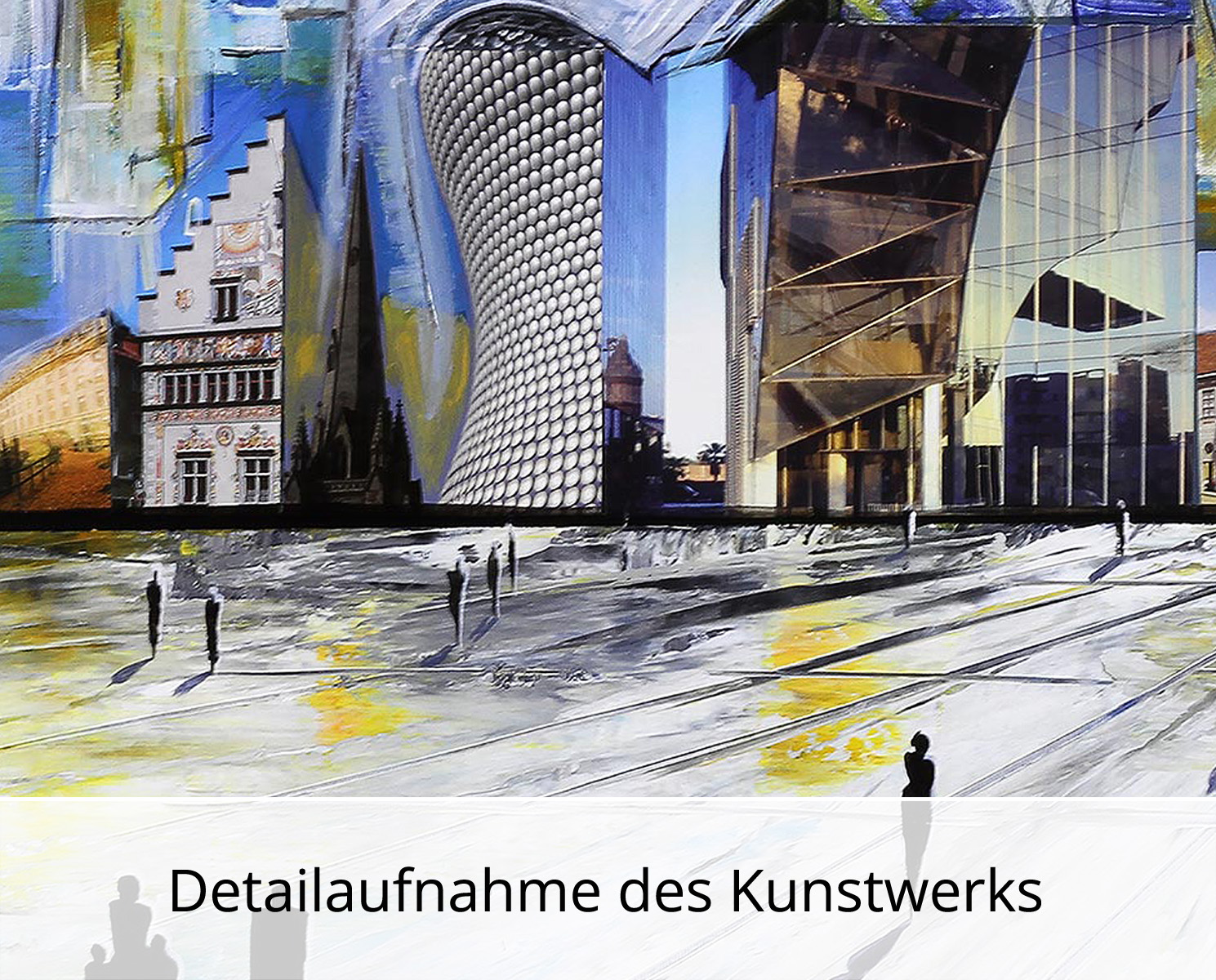 K. Namazi: "Virtuelle Fassaden III", signierter Kunstdruck, Edition