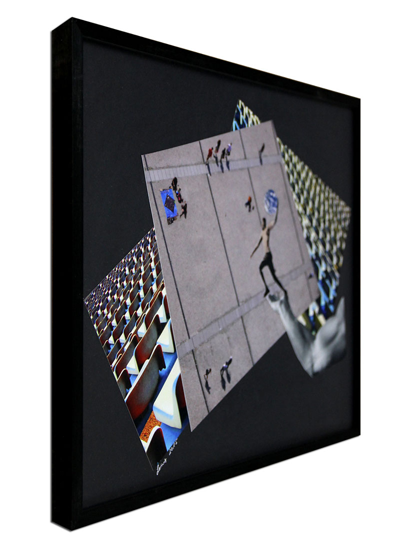 Surrealistische Collage, F. Lorenz: "The Game"