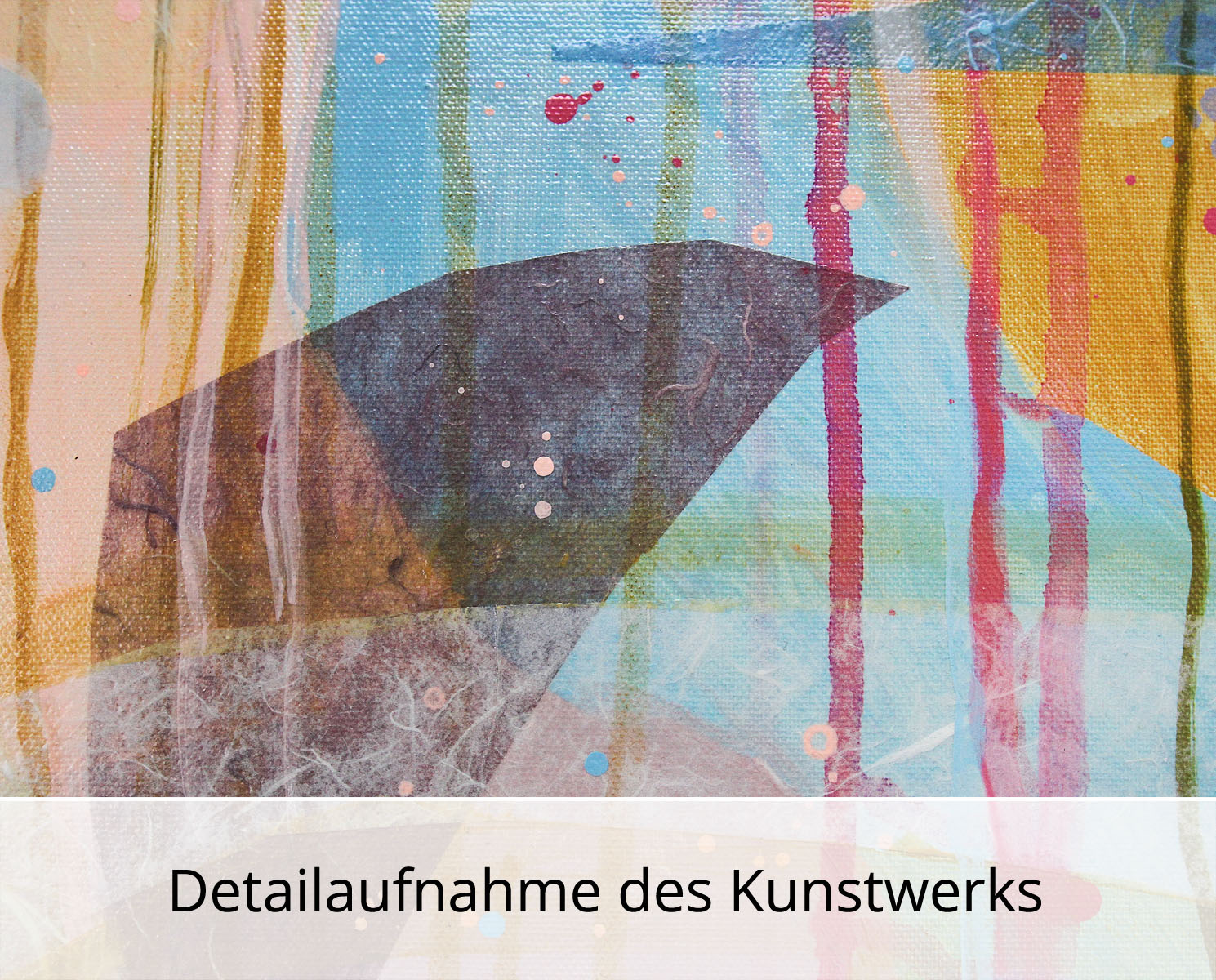 Abstrakte Malerei von Ewa Martens: "Himmlische Melodie", Original/Unikat