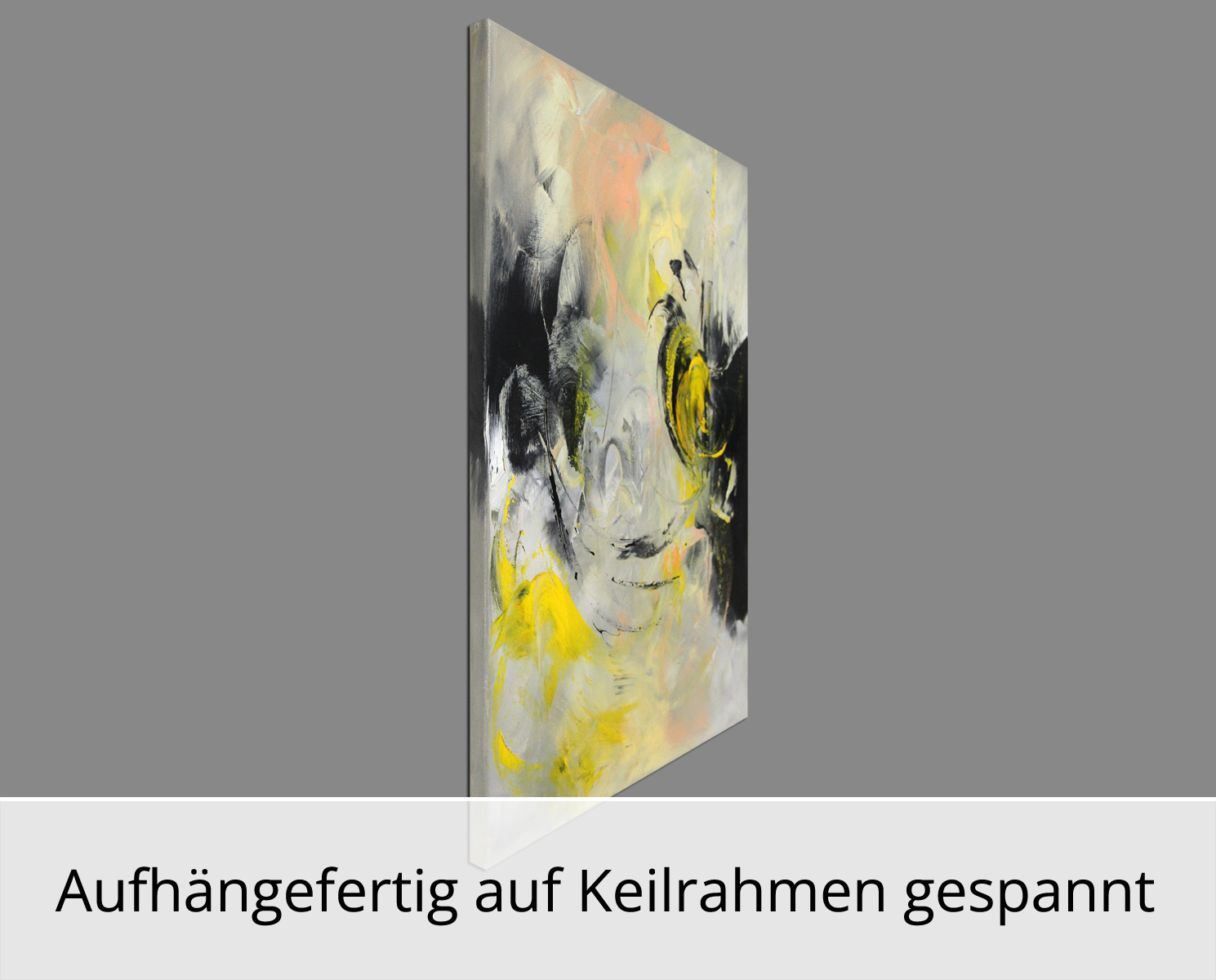 C. Middendorf: "Sonnenstrahlen III", abstraktes Originalgemälde (Unikat)