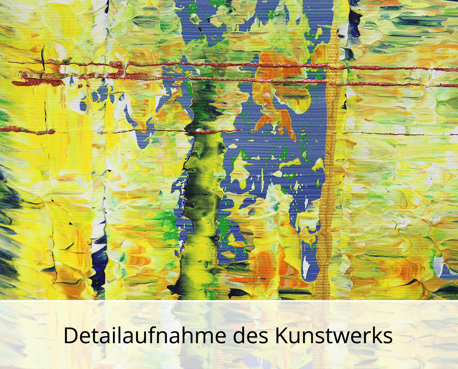 K. Sokoll: Herbstspiegelungen, Originalgemälde (Unikat)-Copy