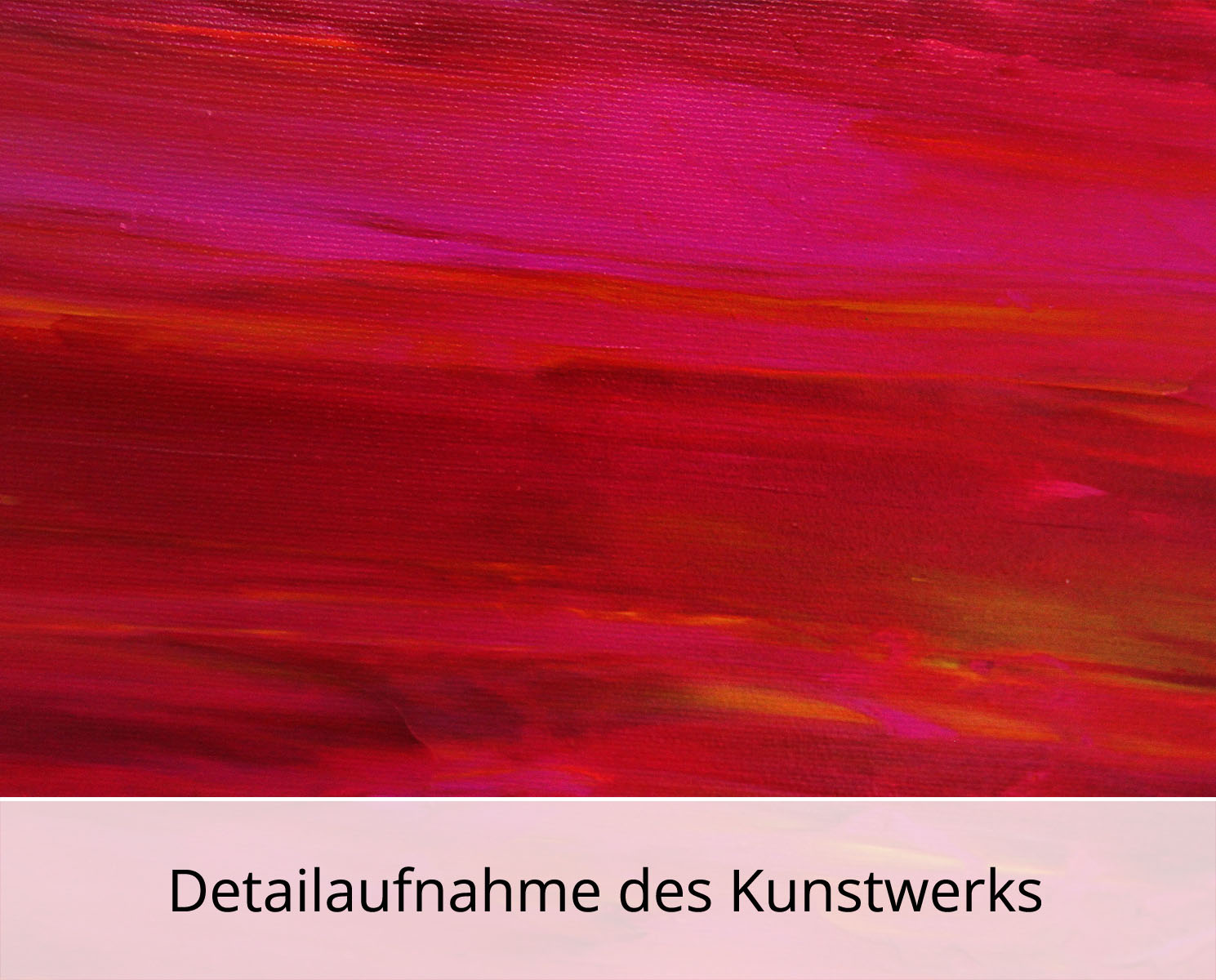 J. Fernandez: "Und der Himmel war Pink I", Originalgemälde (Unikat), Acrylbilder