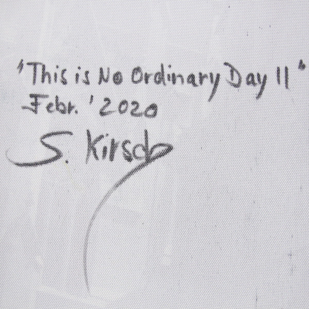 S. Kirsch: "This is no Ordinary Day 2", Originalgemälde (Unikat) (A)