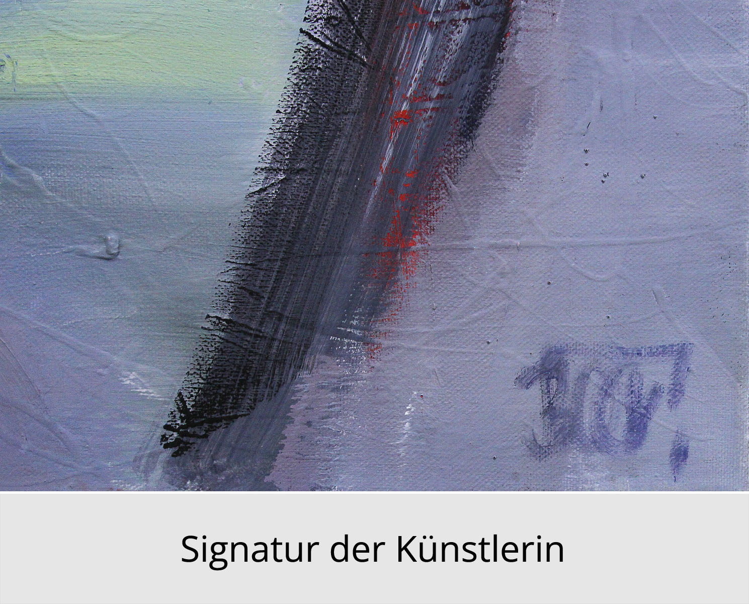 D. Block: "The memory before the horizont II", Original/Unikat, zeitgenössische Acryl-/Ölmalerei