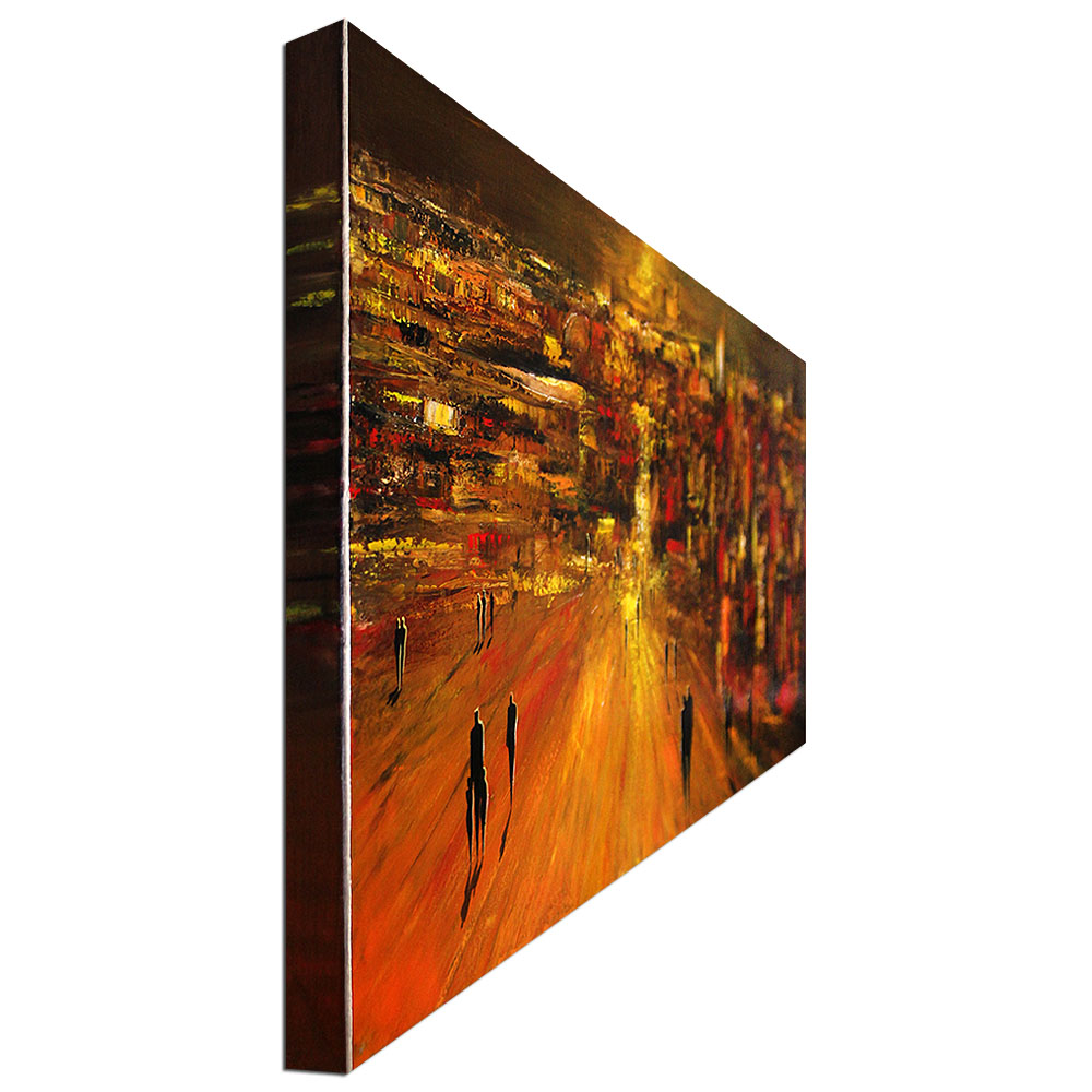Modernes Gemälde, K. Namazi: "Abendlicht II", Originalgemälde (Unikat)  (A)