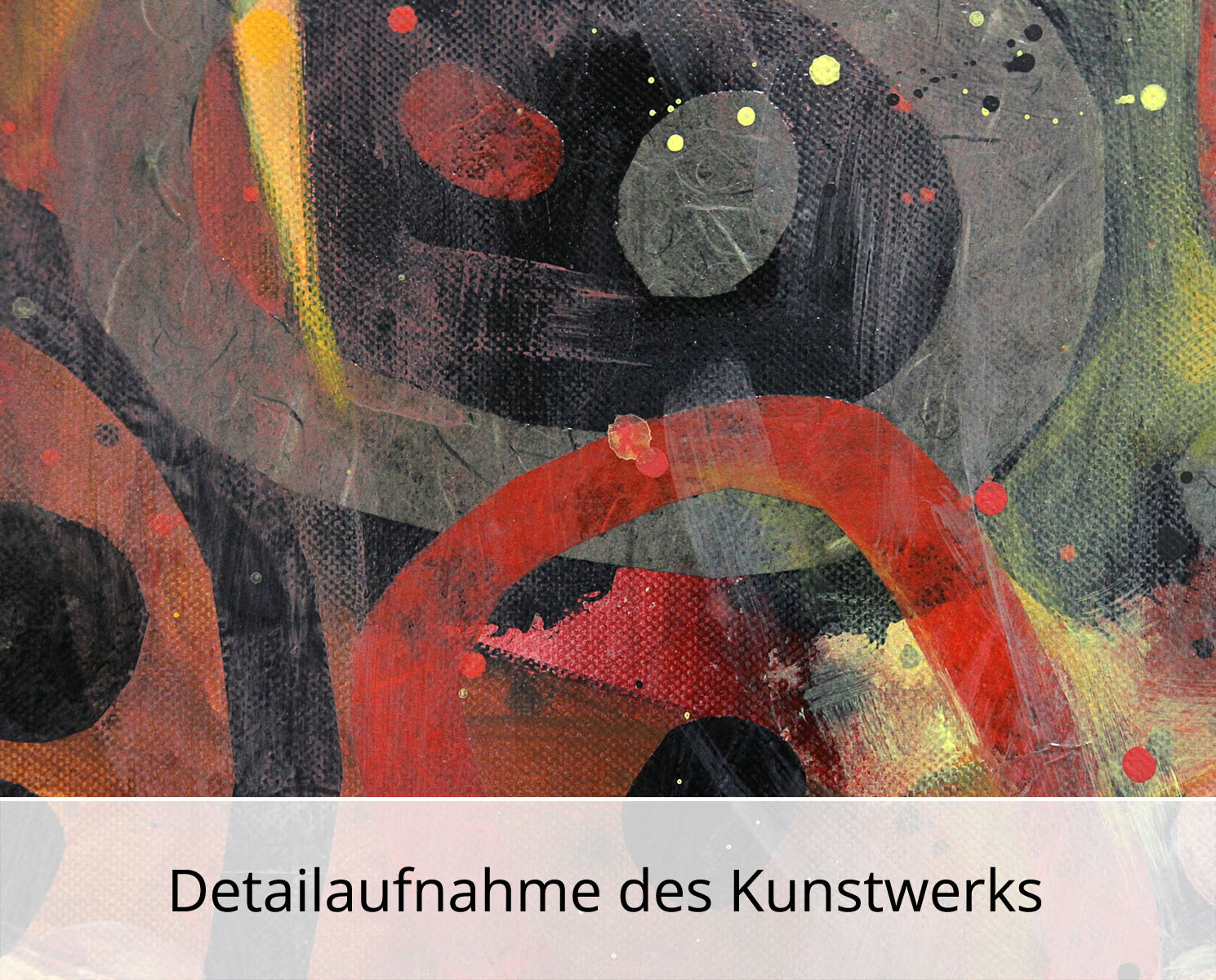 Abstrakte Malerei von Ewa Martens: "Himmlische Melodie VII", Original/Unikat