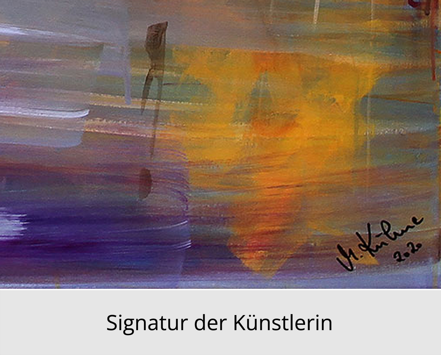 Limitierte Edition auf Papier, M. Kühne: "Farbspektakel", signierter Fineartprint, Nr. 4/150