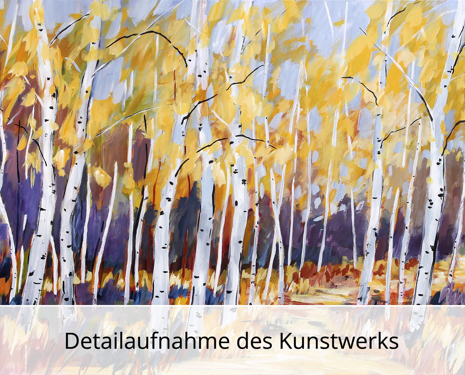 Limitierte Edition auf Papier, M. Kühne: "Herbstspaziergang", Fineartprint signiert, Nr. 2/150