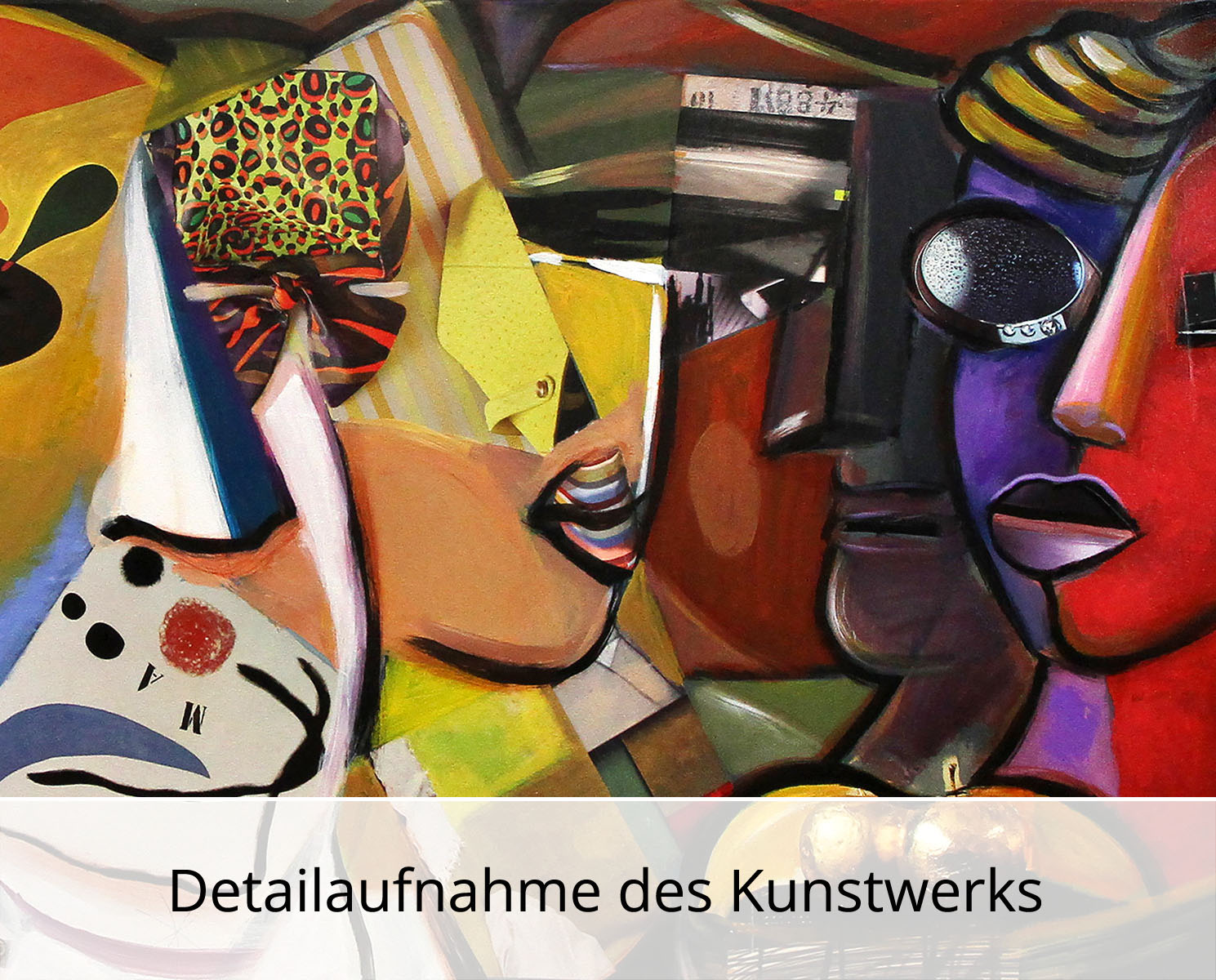 K. Namazi: "Future Faces", Edition, signierter Kunstdruck