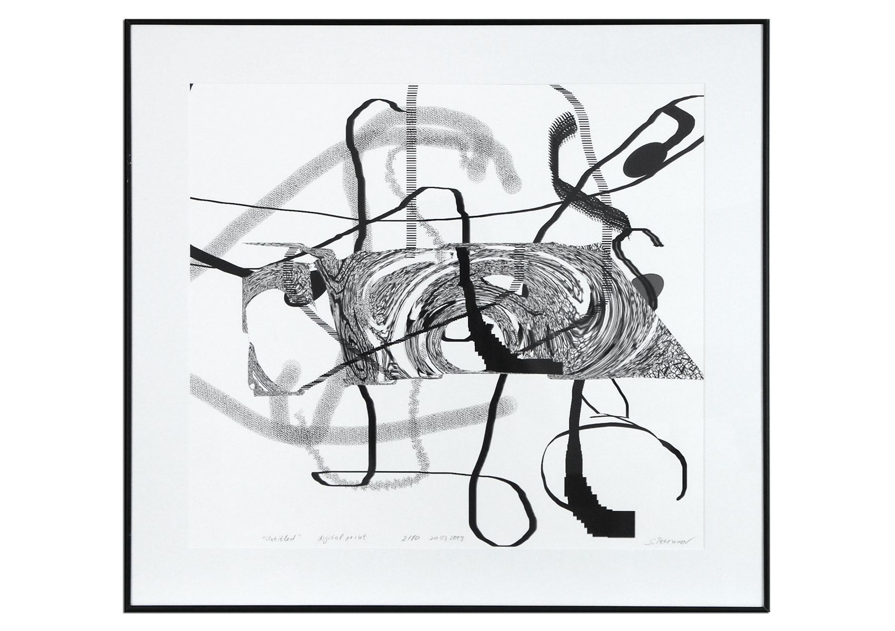 Limitierter Kunstdruck, Stefan Petrunov: "Abstract Composition II" (A)