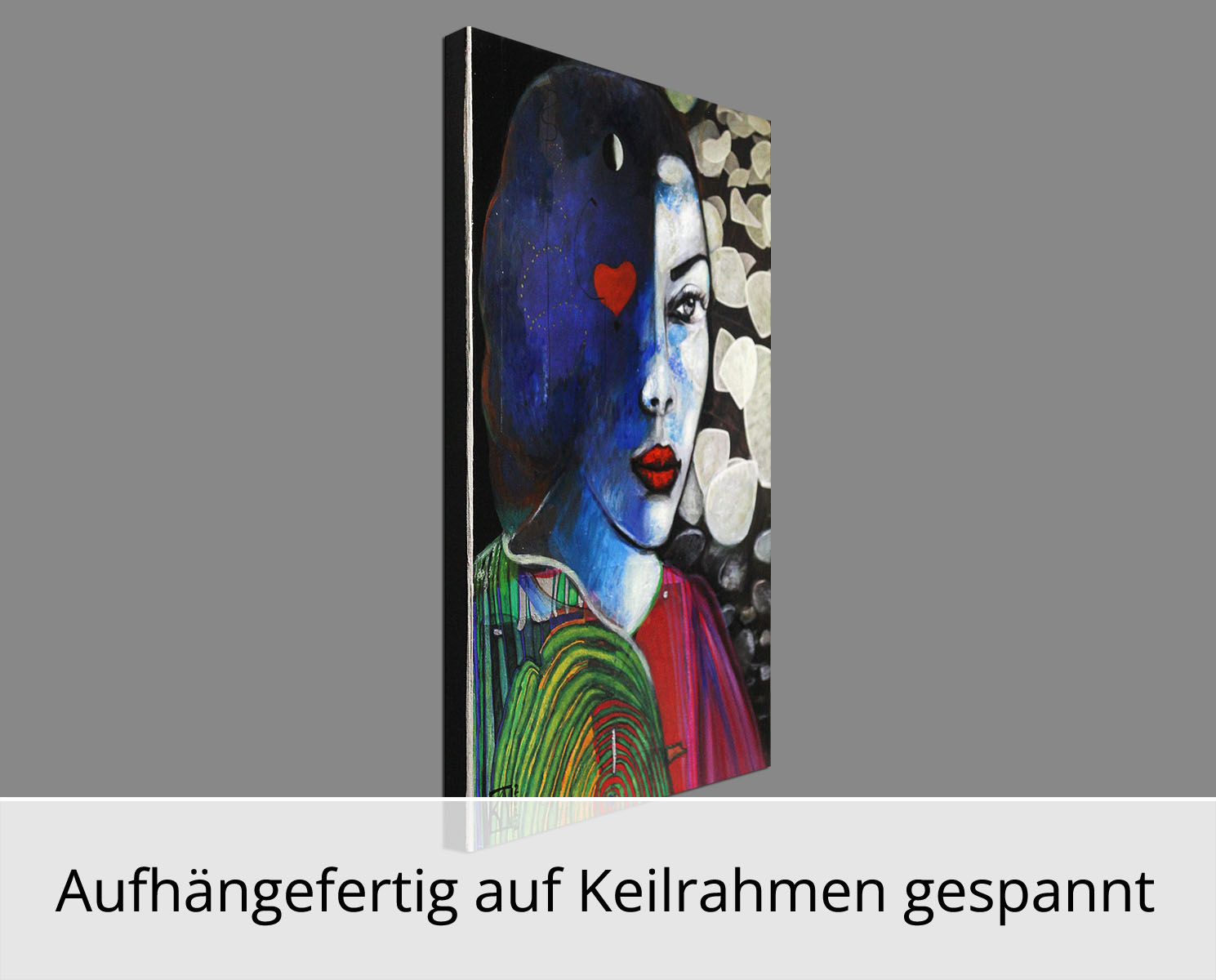 Moderne Kunst, K. Namazi: "Ich sehne dich herbei II", (Origina/Unikat)
