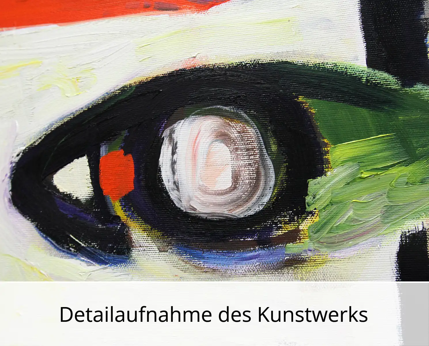 M. Cieśla: "Abstraktes Porträt / archetyp", Original/Unikat, Expressionistisches Ölgemälde