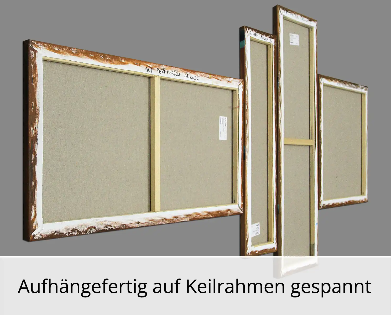 Mehrteilige Acrylbilder: "Perfection Calling", R. König, Originalgemälde (Unikat)