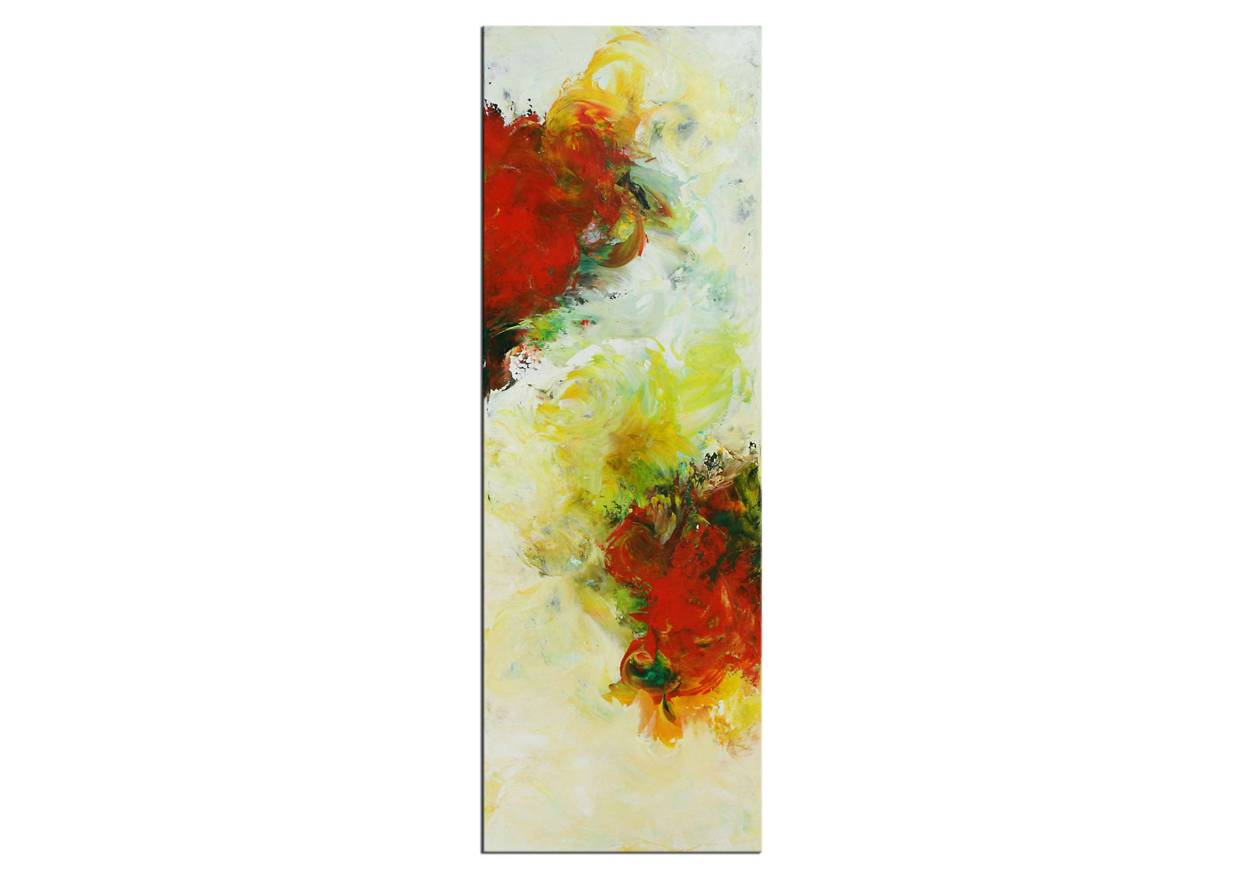 Abstrakte Acrylmalerei, C. Middendorf: "Blütenpaar" (A)