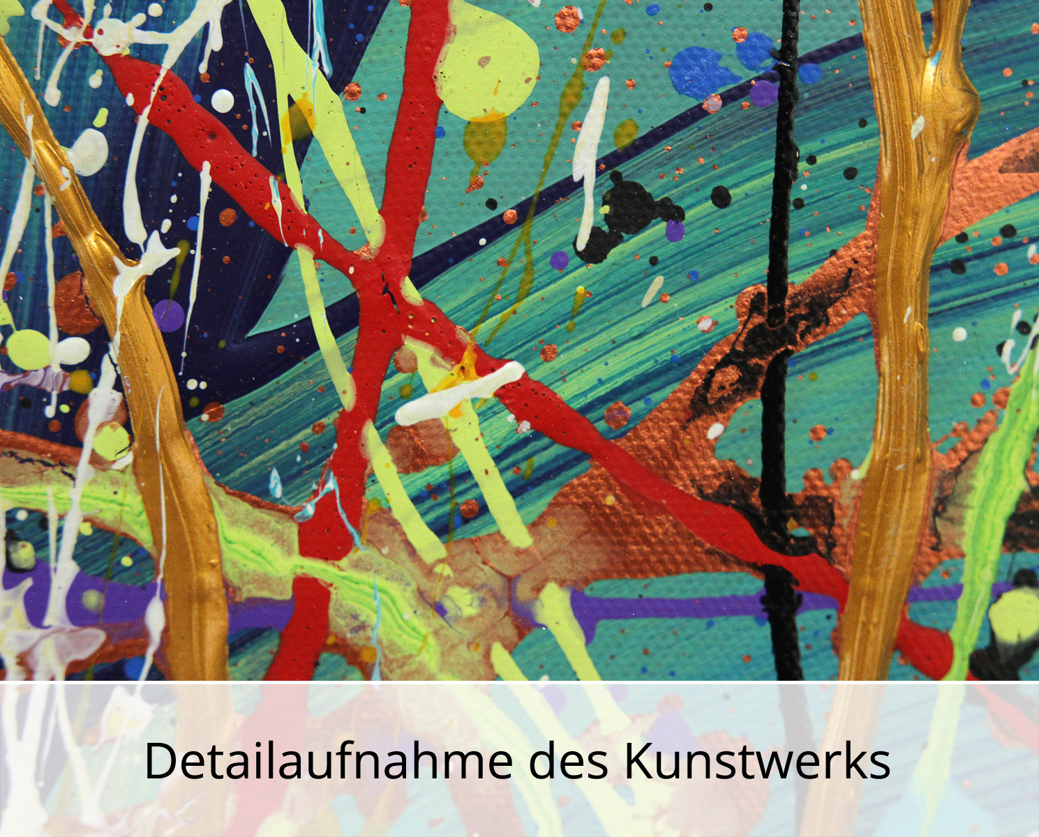 Abstrakte Originalkunst: Musikalische Entropie IX, G. Hung, Unikat