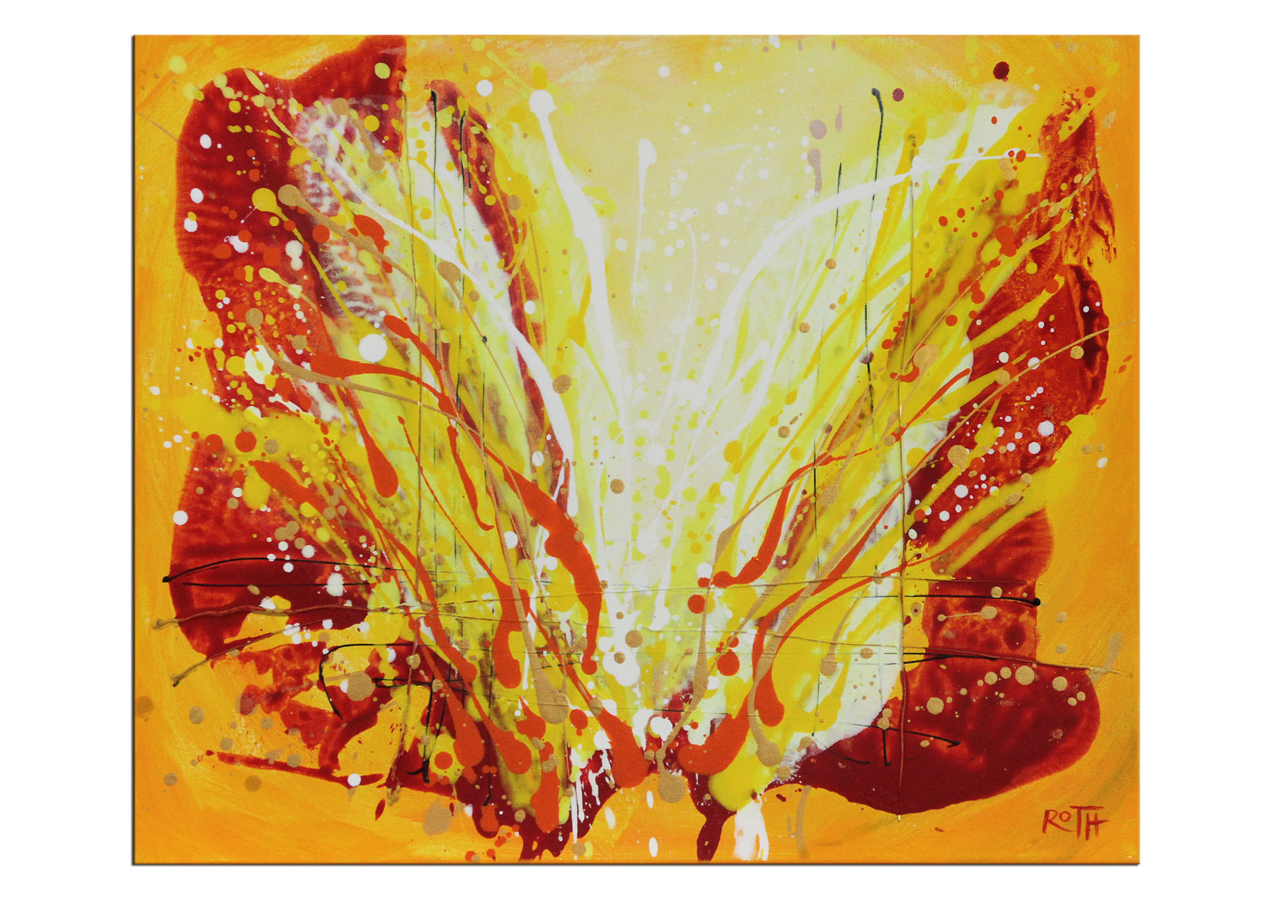 Acrylbilder, L.Roth: "Blütenpracht"