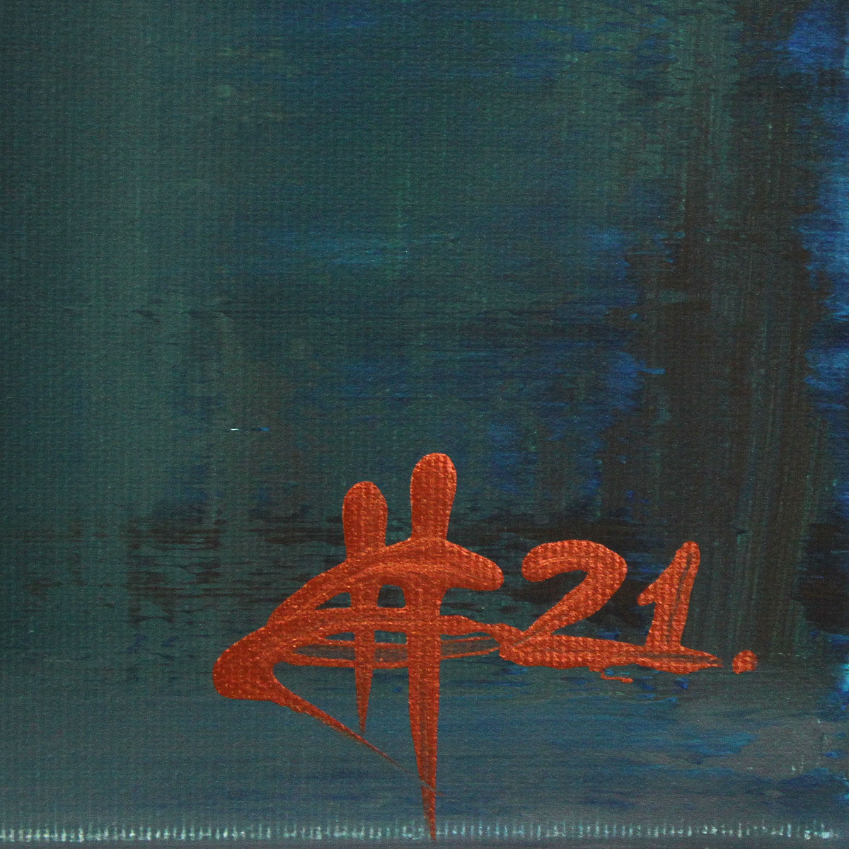 G. Hung: "Rainy Day I", abstrakte Originalkunst (Unikat)