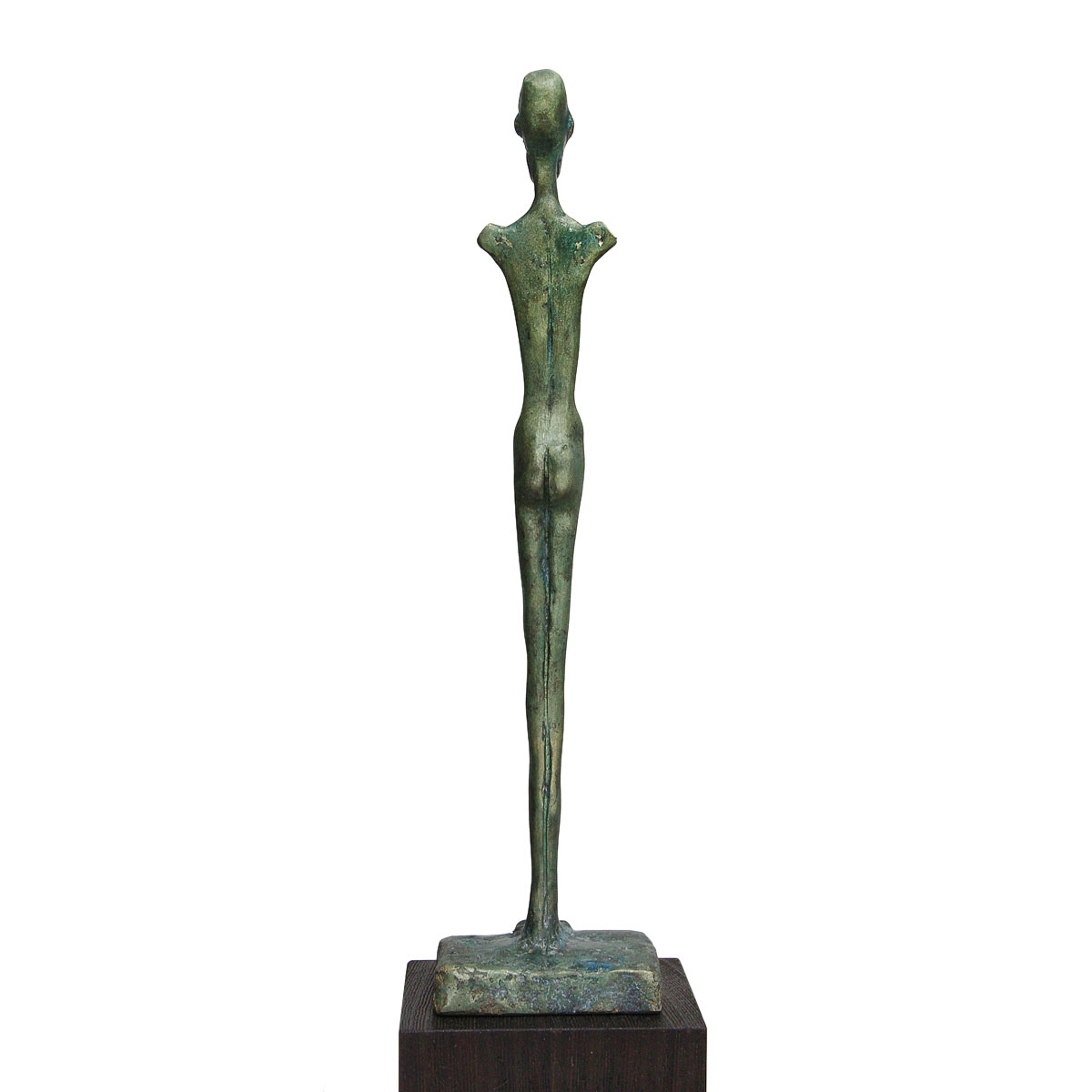 C. Blechschmidt: "Grüner Torso", zeitgenössische Bronze, Original/Unikat