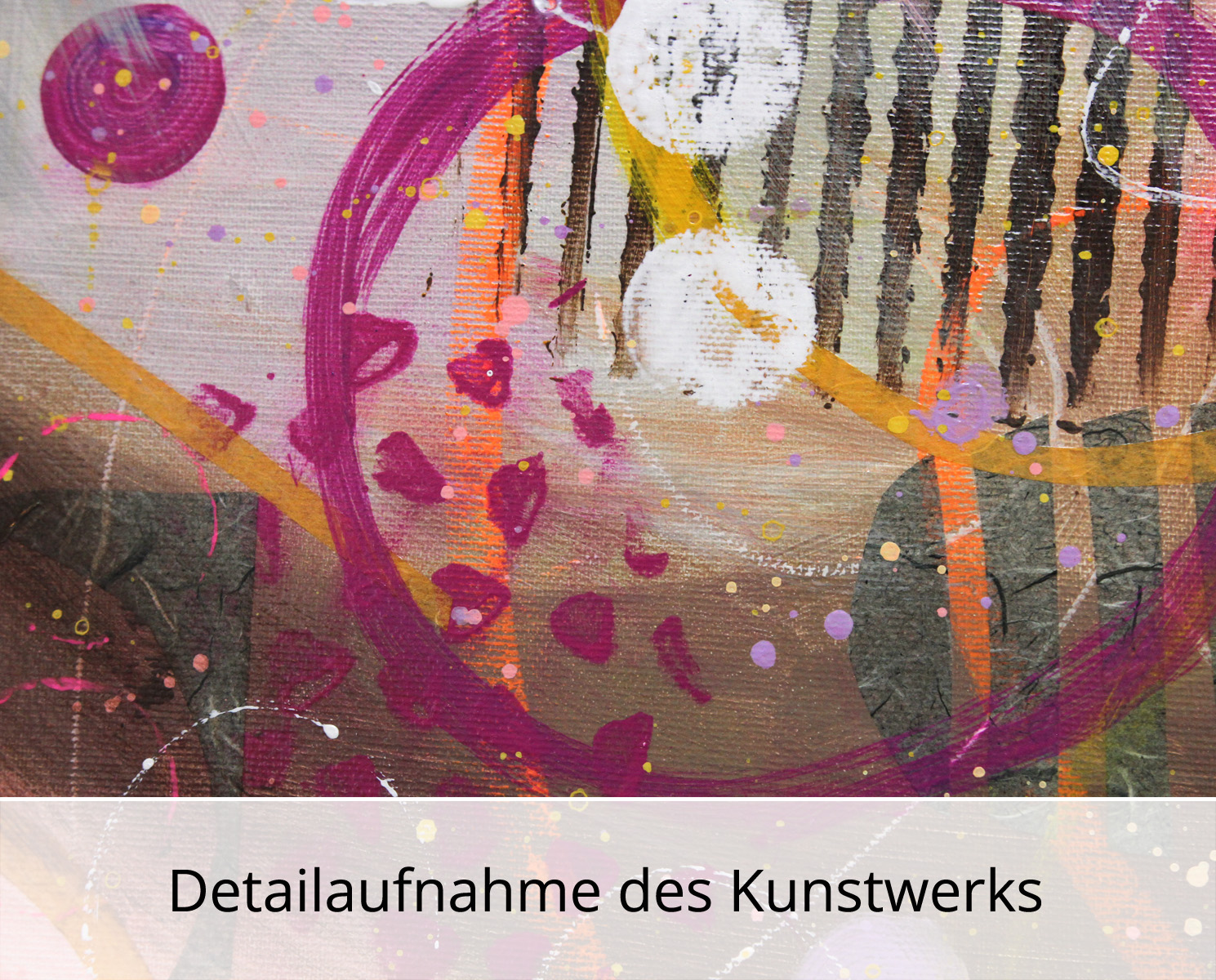 Abstrakte Malerei von Ewa Martens: Suche nach dem Glück V, Original/Unikat