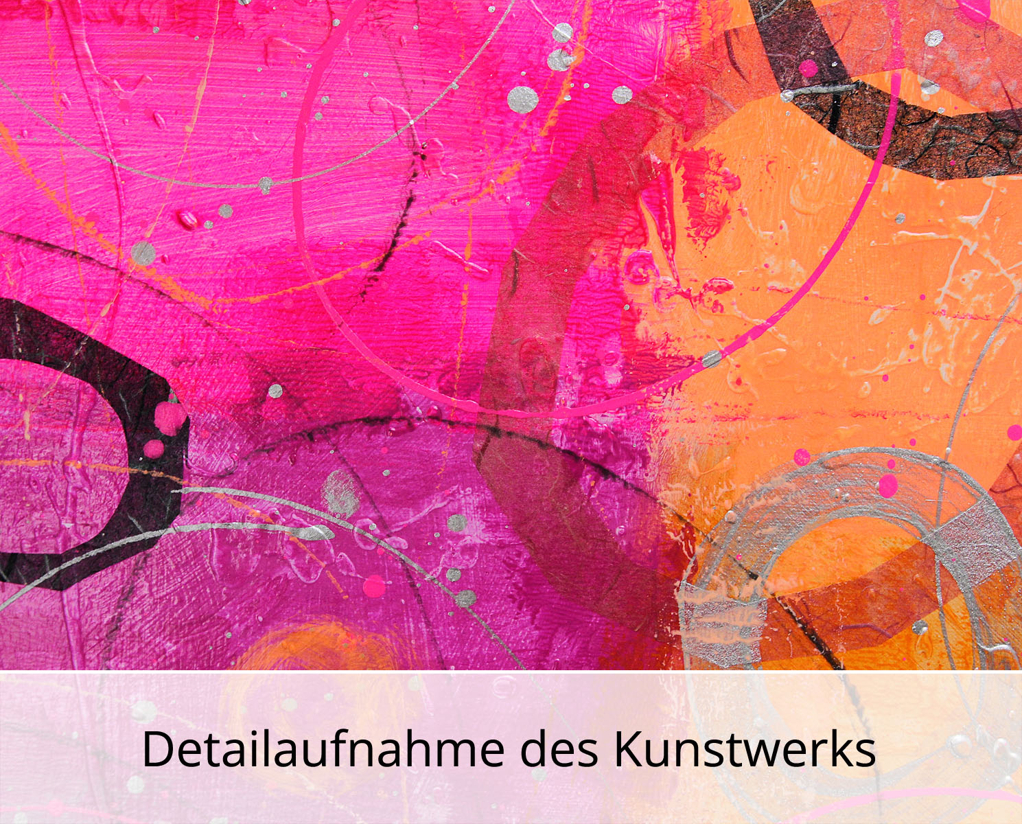 Abstrakte Malerei von Ewa Martens: Dancing Rumba, Original/Unikat