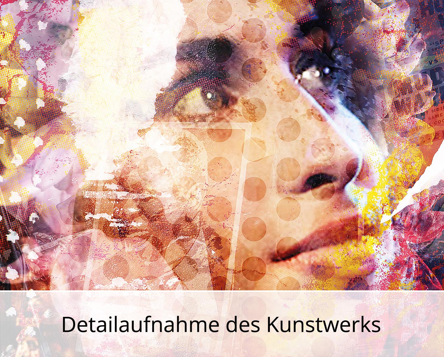 D. Landô: Amy Winehouse - ICONIC Series,  Unikat-Edition, digitale Kunst auf Aludibond