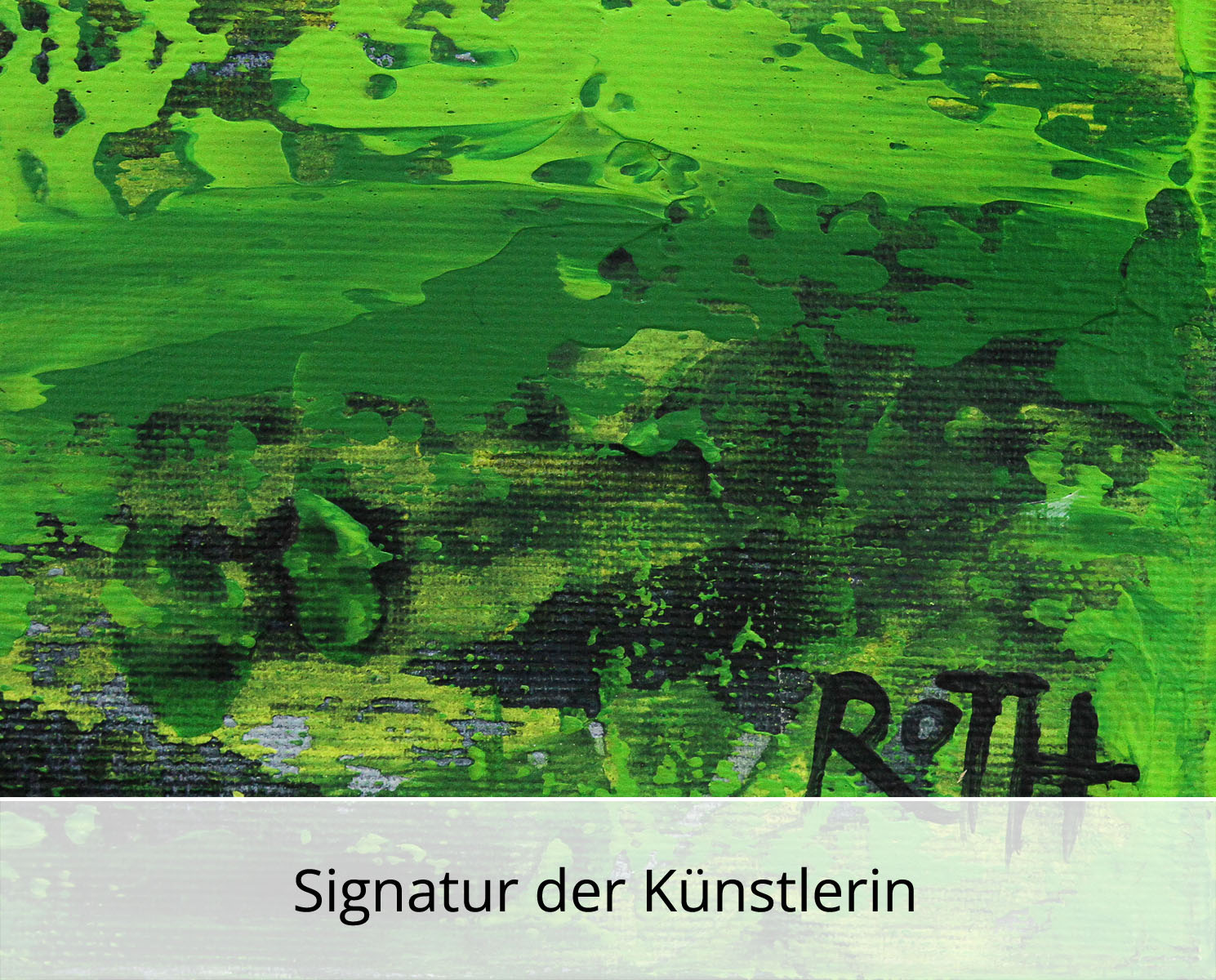 L.Roth: Frühlingstag, Originalgemälde (Unikat)