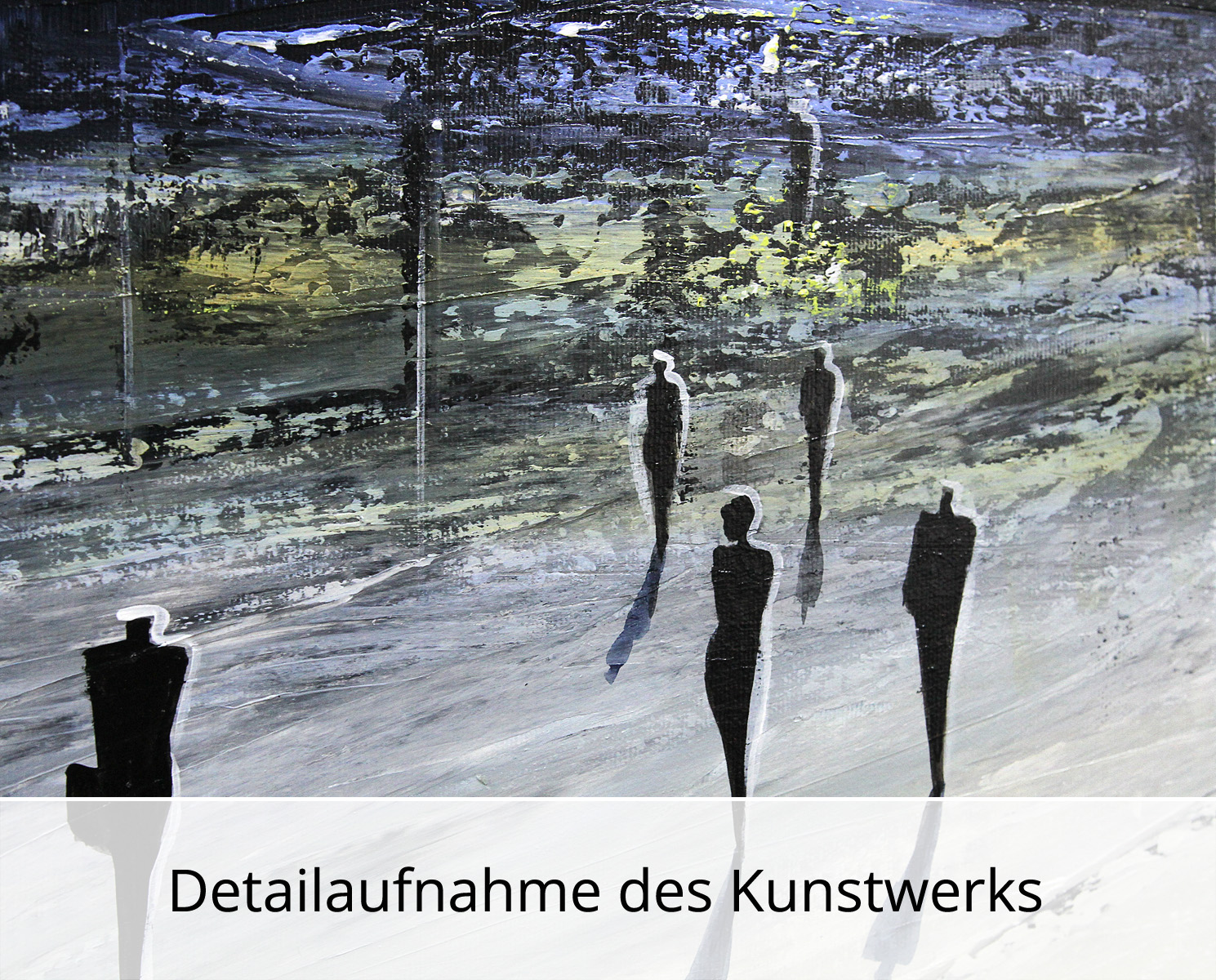 Acrylgemälde , K. Namazi: "Felsenstadt I", (Original/Unikat)