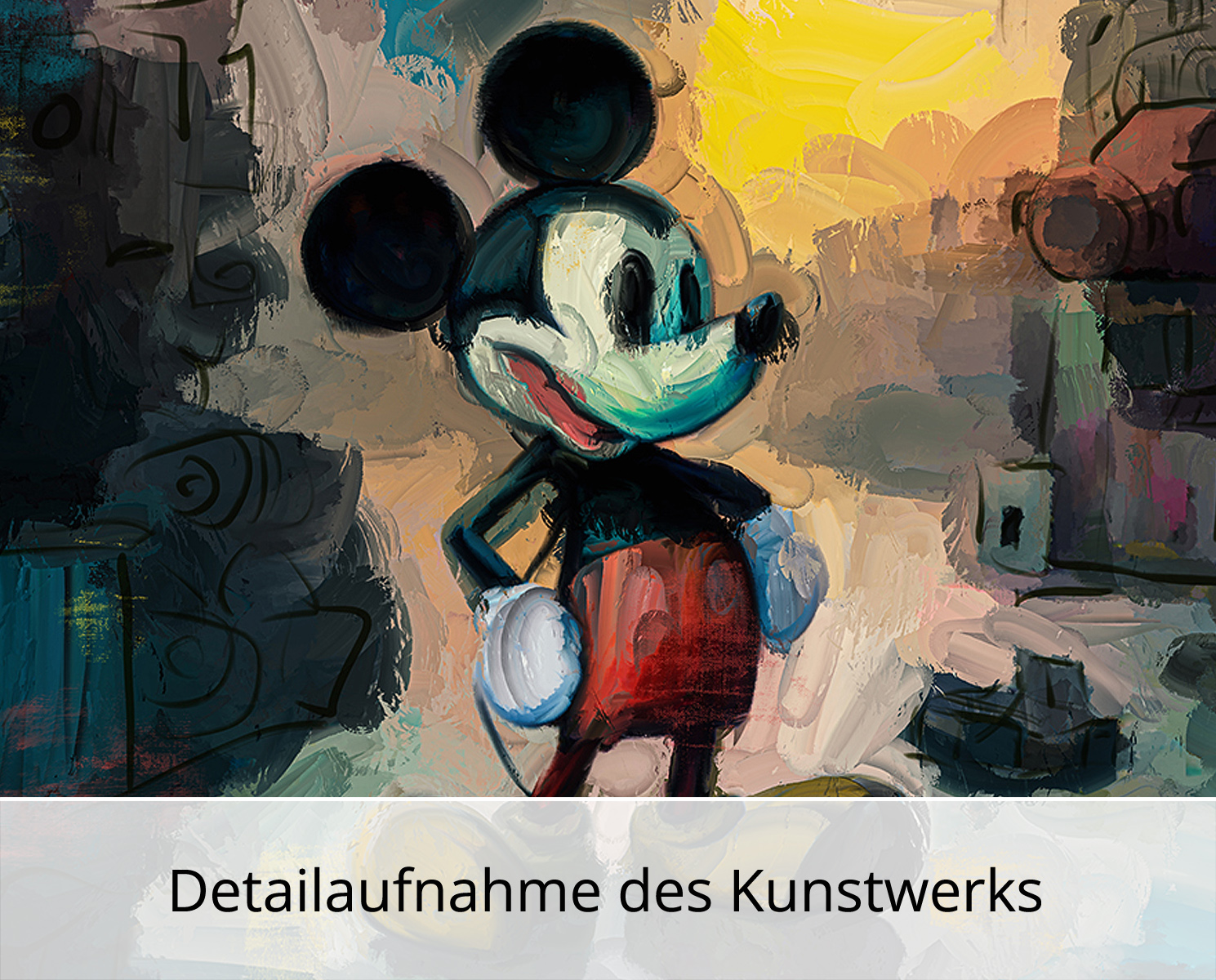 H. Mühlbauer-Gardemin: "Industrial Mickey", Moderne Pop Art, Original/serielles Unikat