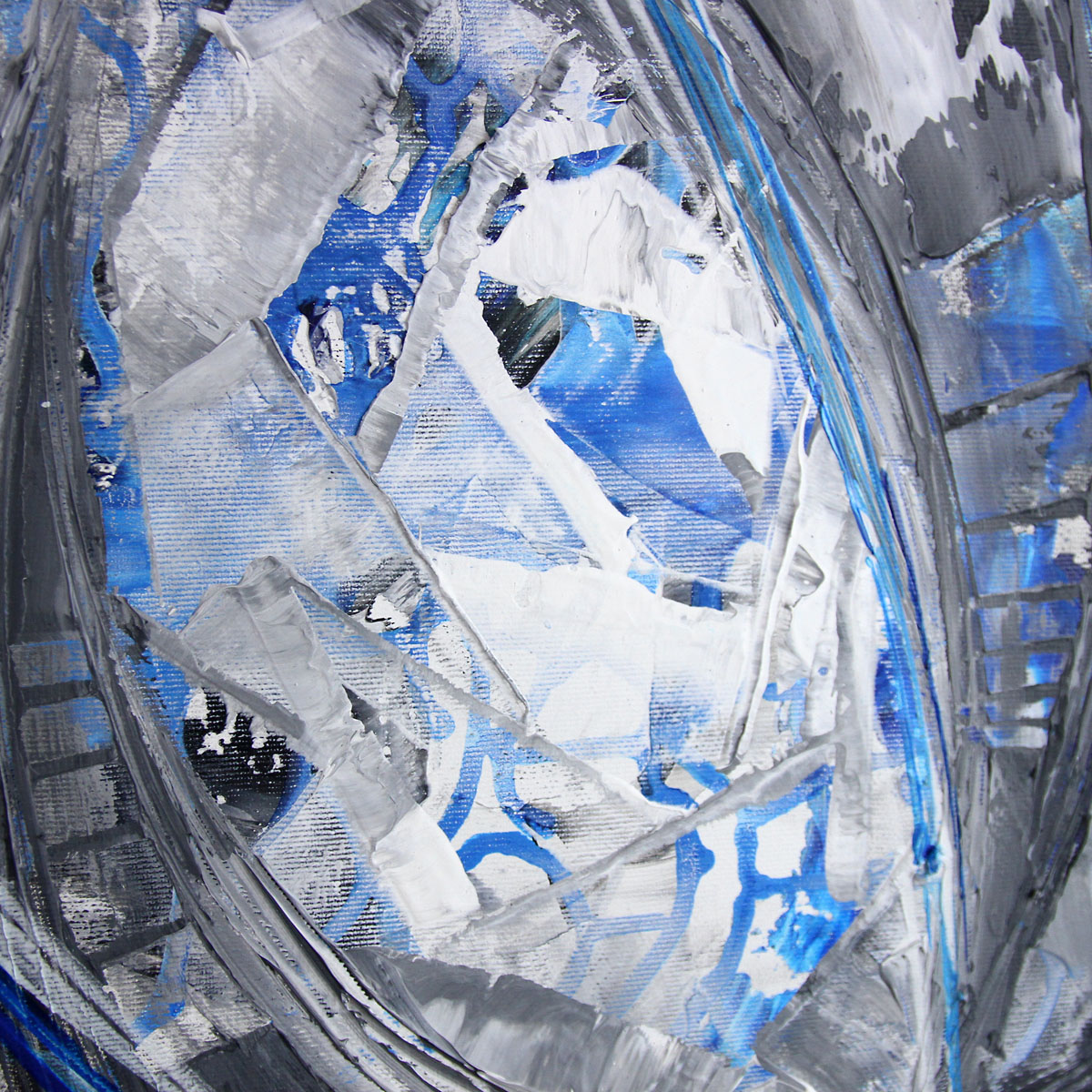 Acrylbilder, R.König: "Fragments of Liquid Ice III", Unikat/Original