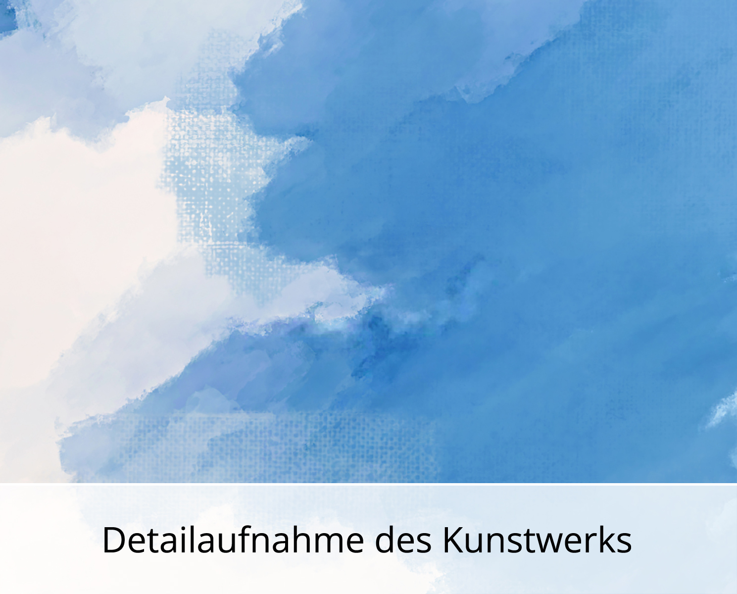 H. Mühlbauer-Gardemin: "Wolkenturm mit Zuschauern", Moderne Pop Art, Original/serielles Unikat (A)