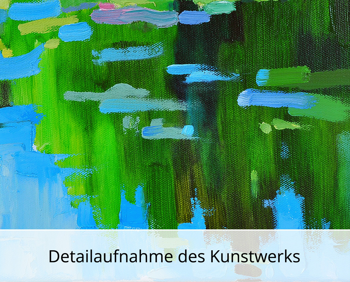 A. Larrett: "Frühlingshochwasser - 8", Pleinairmalerei in Öl, Original/Unikat