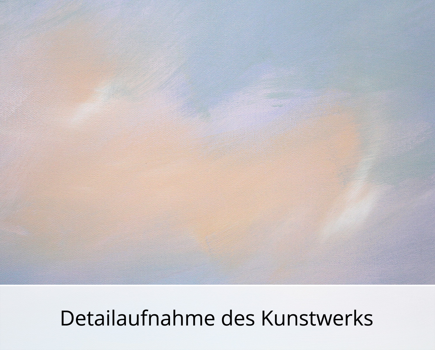 M.Kühne: Pink clouds, modernes Originalgemälde (Unikat)