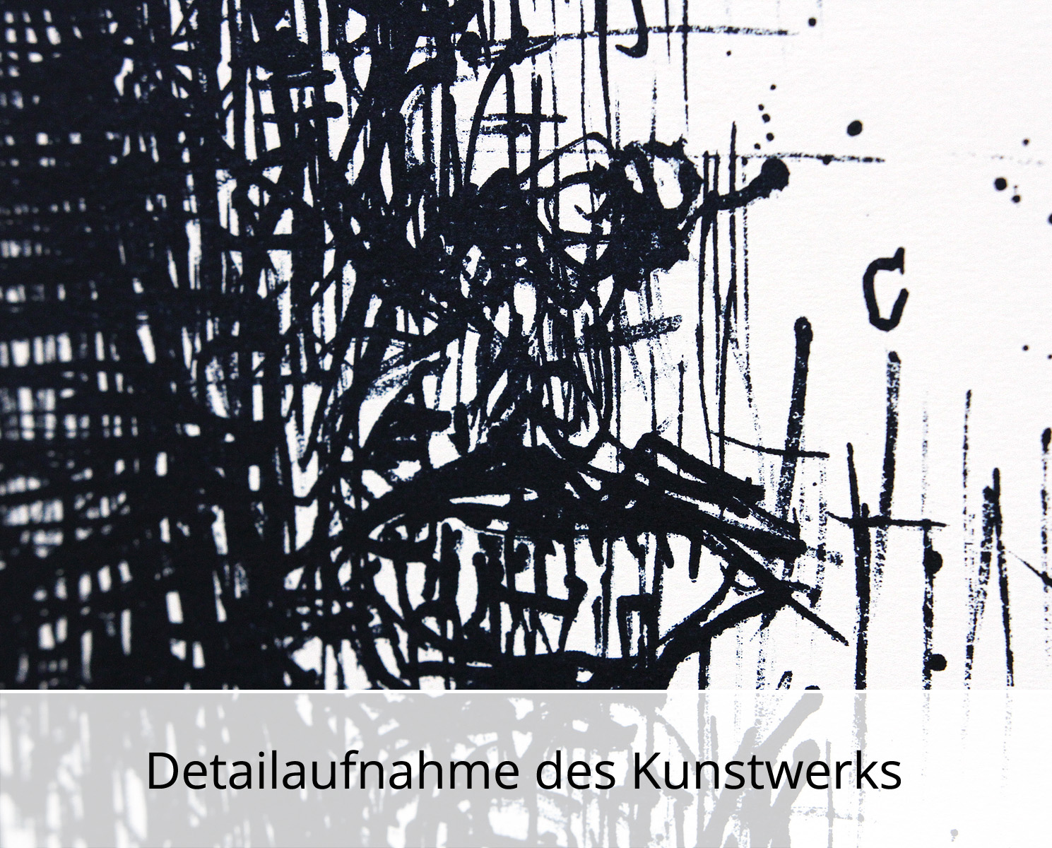 C. Blechschmidt: "Poet", Originale Grafik/Lithographie