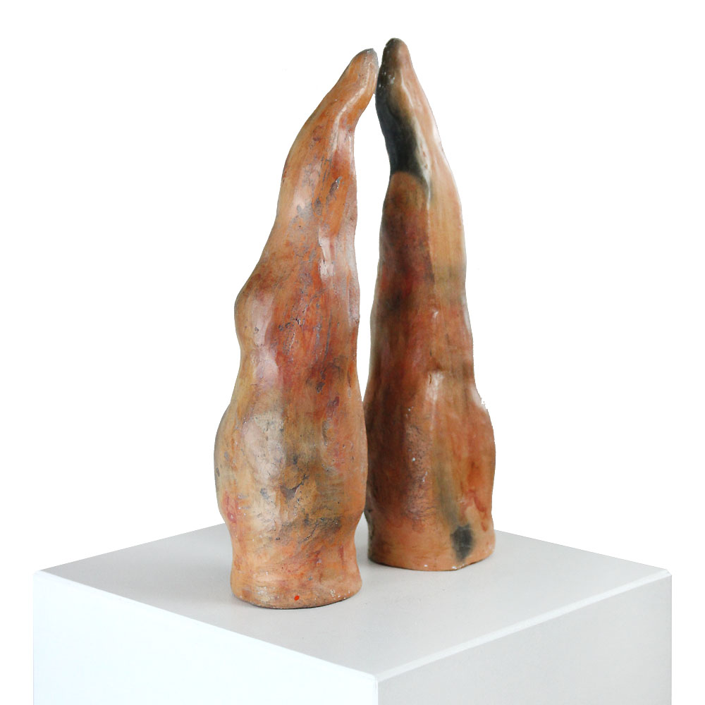 Zeitgenössische Skulptur, Ilona Schmidt: "Gefährten (Paar)" (A)