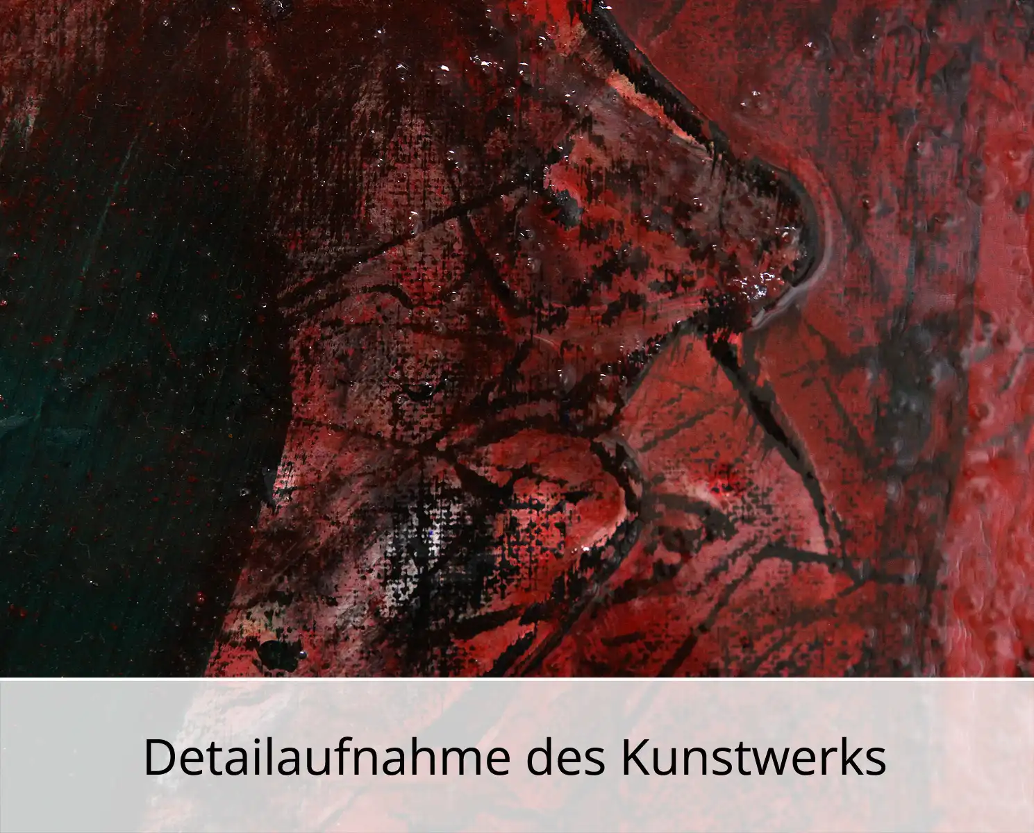 D. Block: "Einfangen des Augenblicks", Original/Unikat, expressive Malerei 