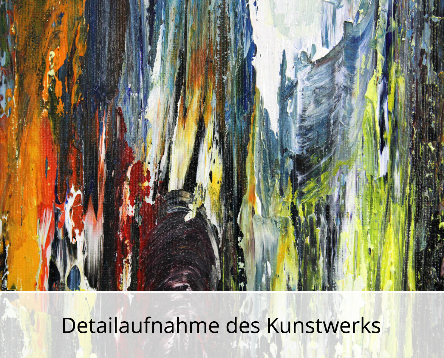 K. Namazi: "Abendliche Projektion II", originales Acrylgemälde (Unikat) (A)