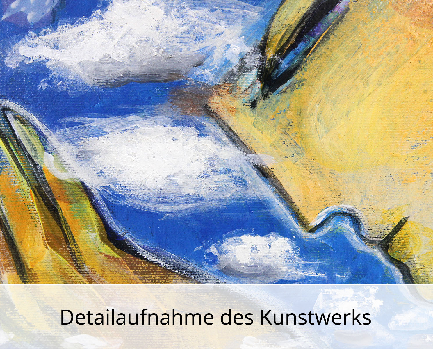 K. Namazi: "Abstrakt Dreaming II", moderne Originalkunst, Unikat