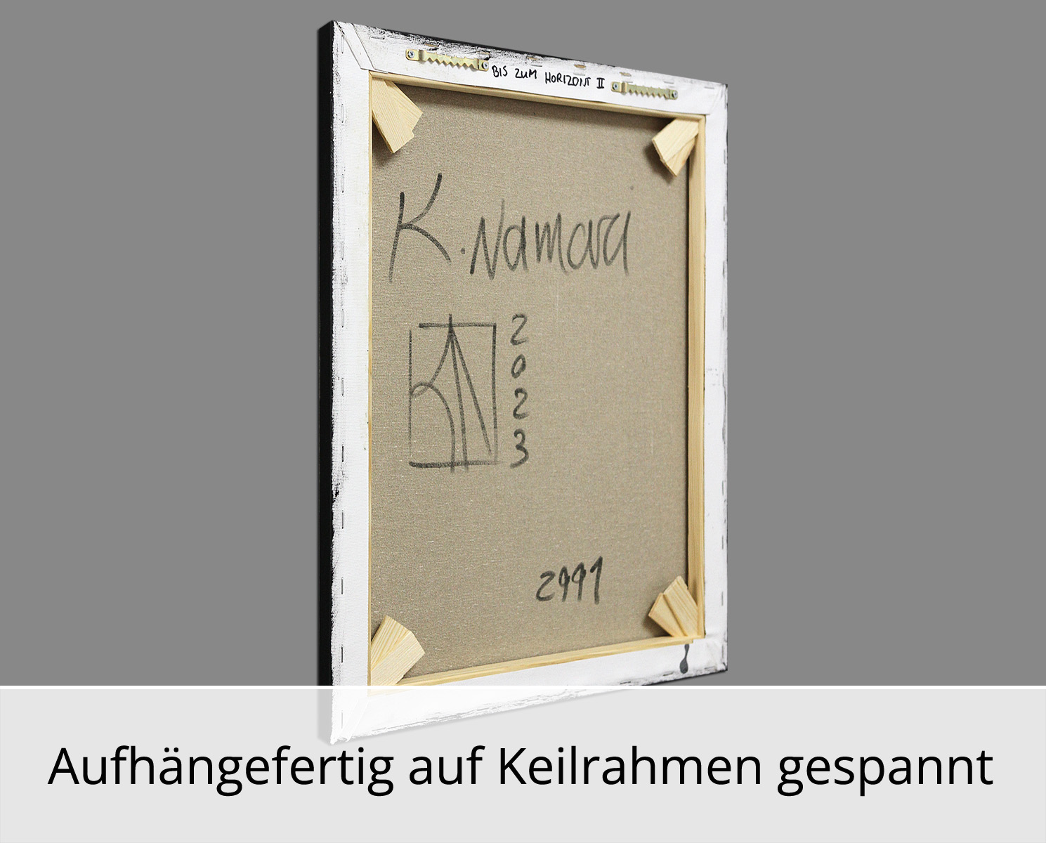 Moderne Kunst: Bis zum Horizont II, K. Namazi, Original/Unikat